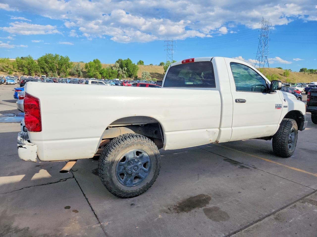 2008 Dodge Ram 2500 St/slt White vin: 3D7KS26D08G205193