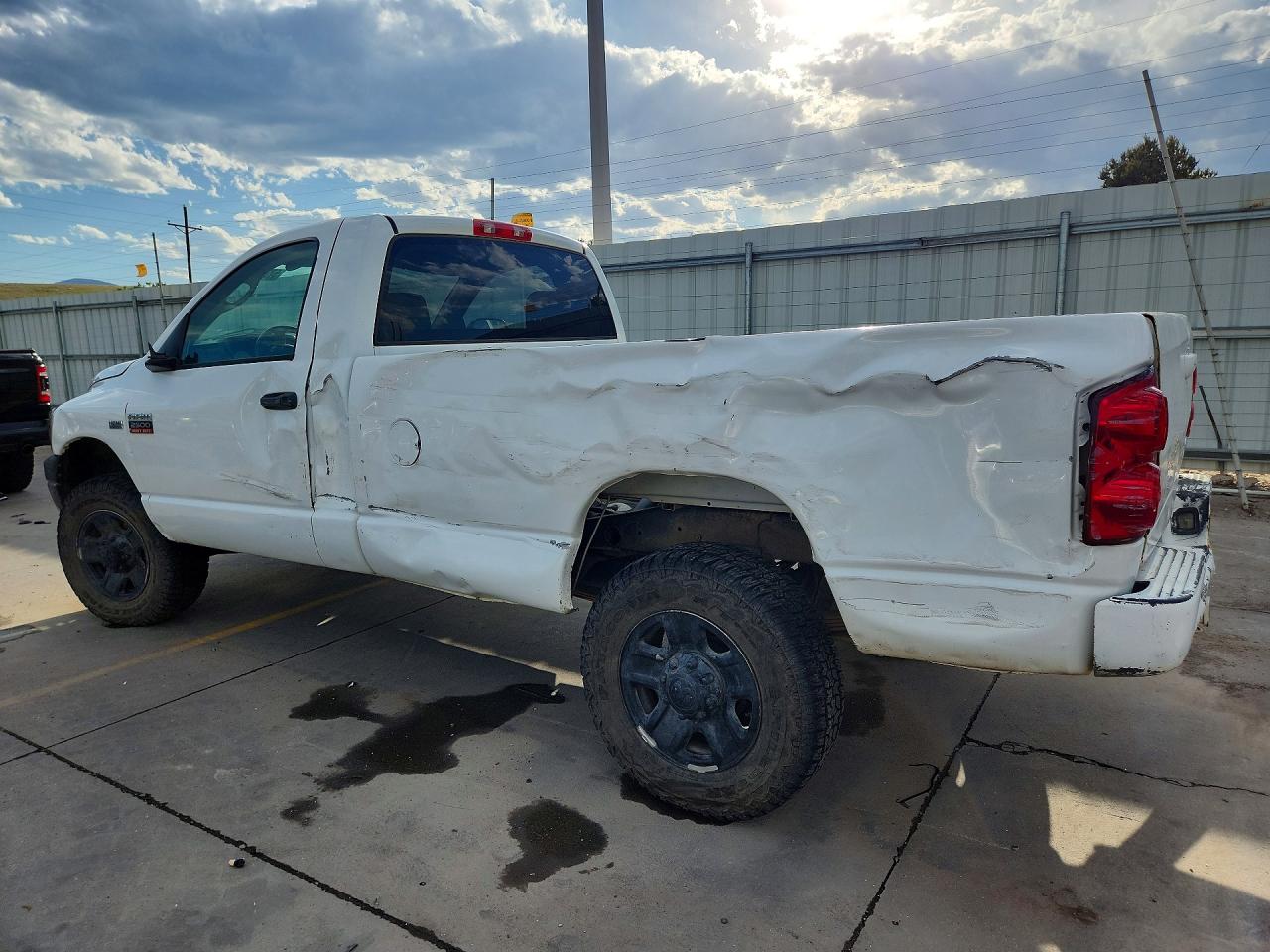 2008 Dodge Ram 2500 St/slt White vin: 3D7KS26D08G205193
