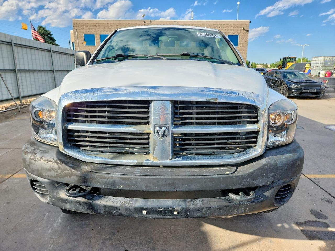 2008 Dodge Ram 2500 St/slt White vin: 3D7KS26D08G205193