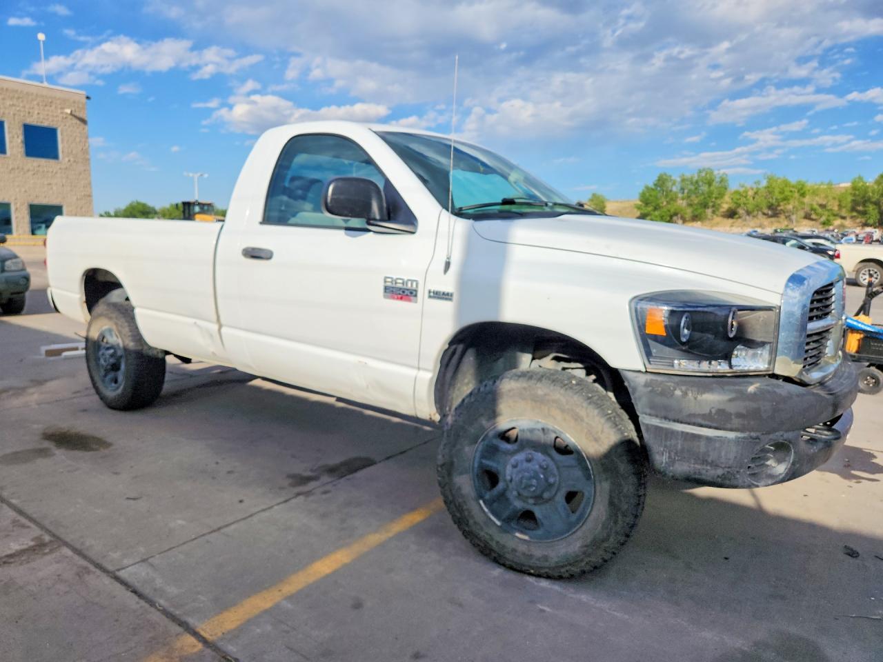 2008 Dodge Ram 2500 St/slt White vin: 3D7KS26D08G205193
