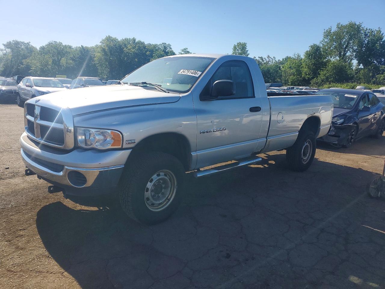 2005 Dodge Ram 2500 St Silver vin: 3D7KS26D15G836594