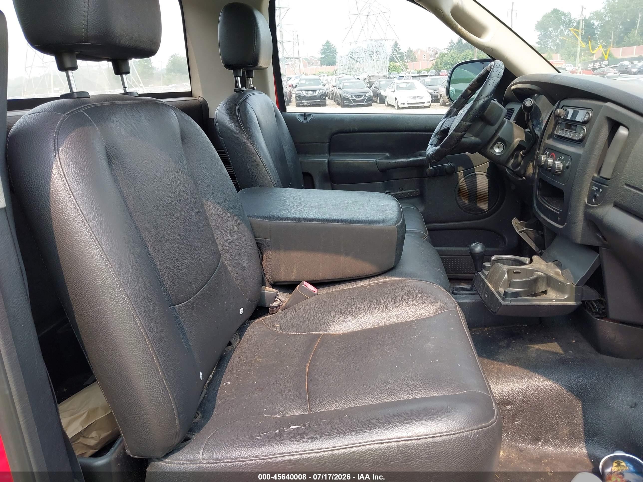 2005 Dodge Ram 2500 St Красный vin: 3D7KS26D15G857414