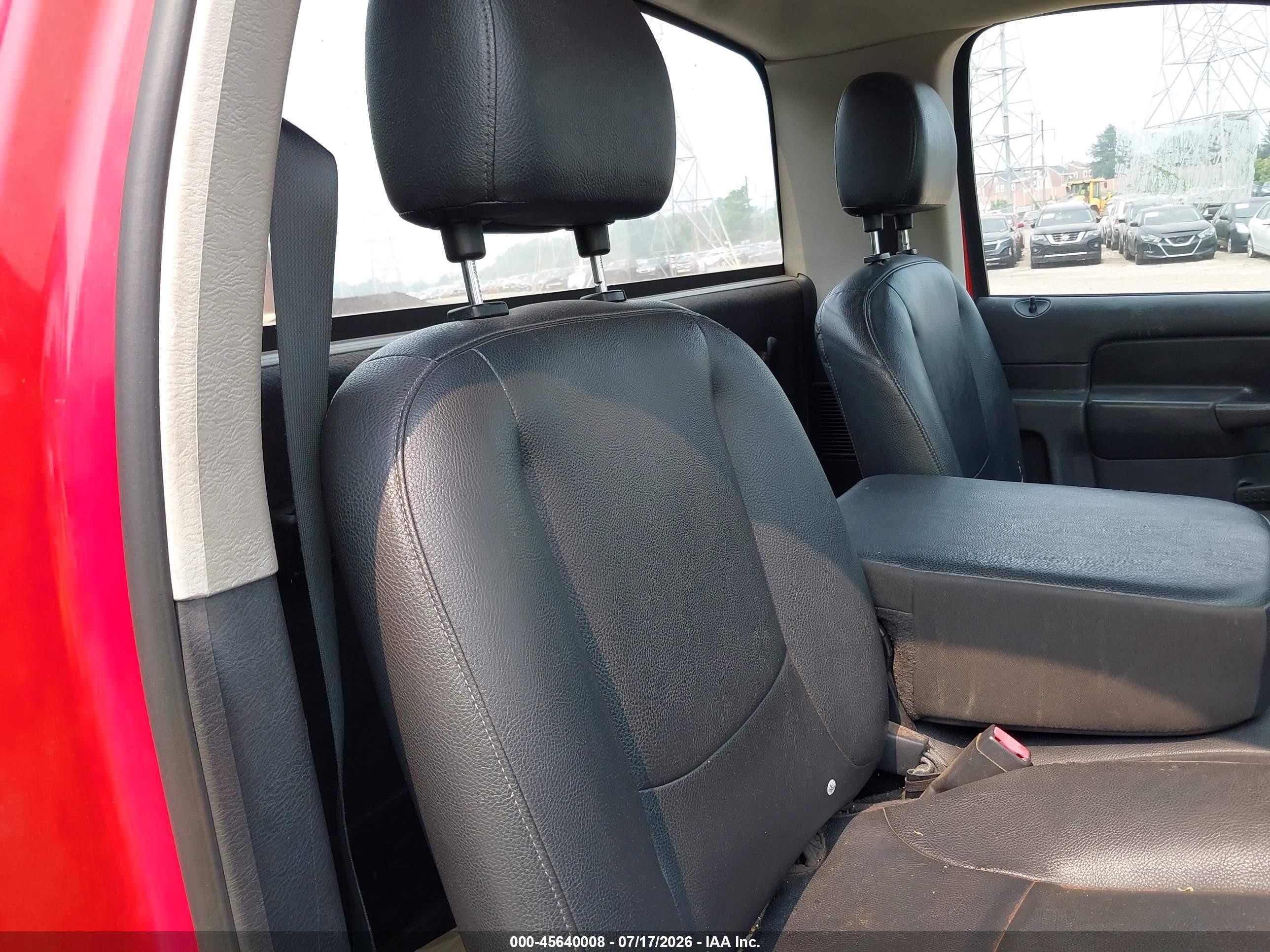 2005 Dodge Ram 2500 St Красный vin: 3D7KS26D15G857414