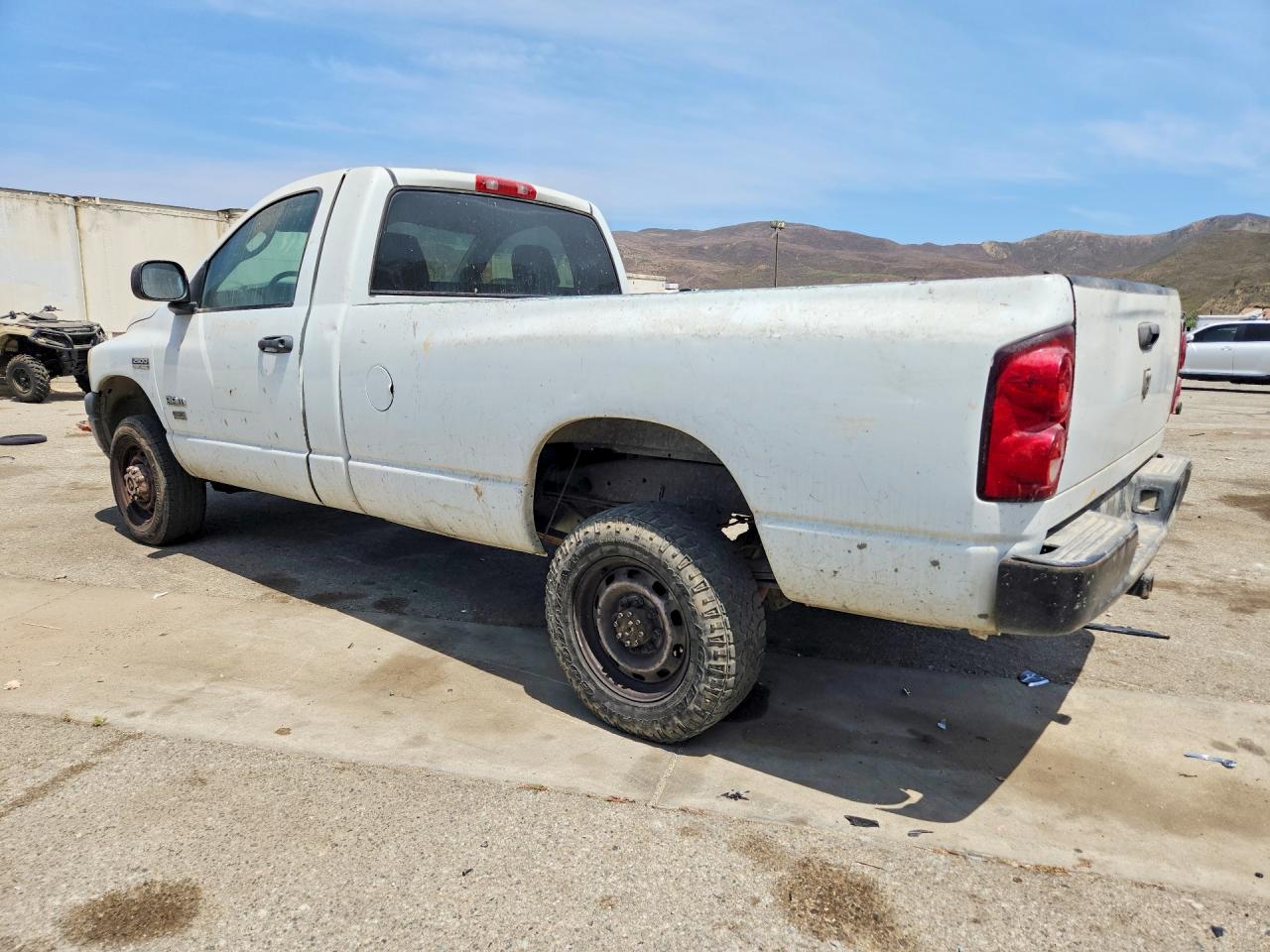 2009 Dodge Ram 2500 White vin: 3D7KS26T39G549142