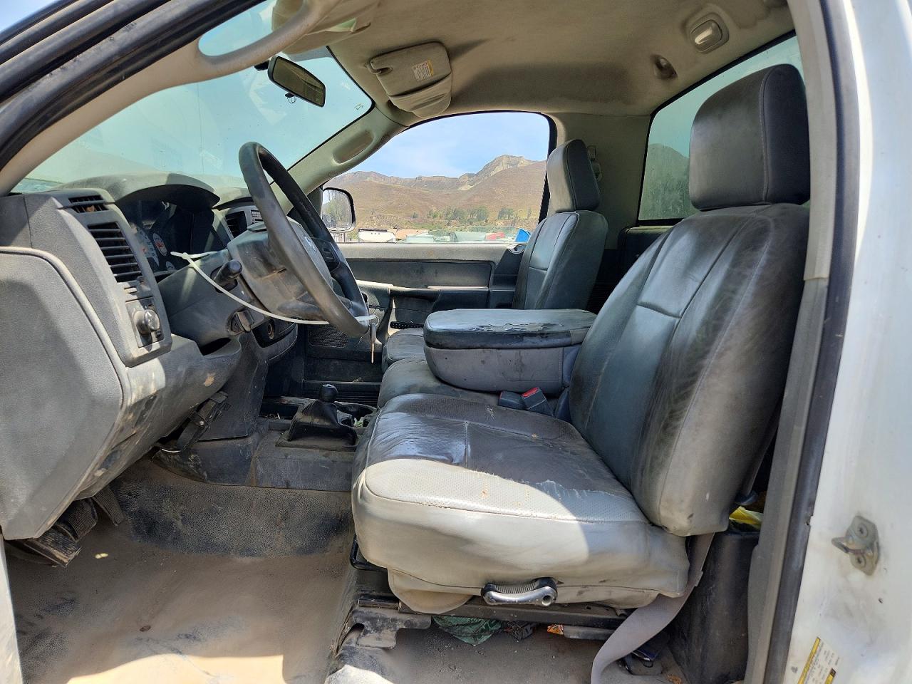 2009 Dodge Ram 2500 White vin: 3D7KS26T39G549142
