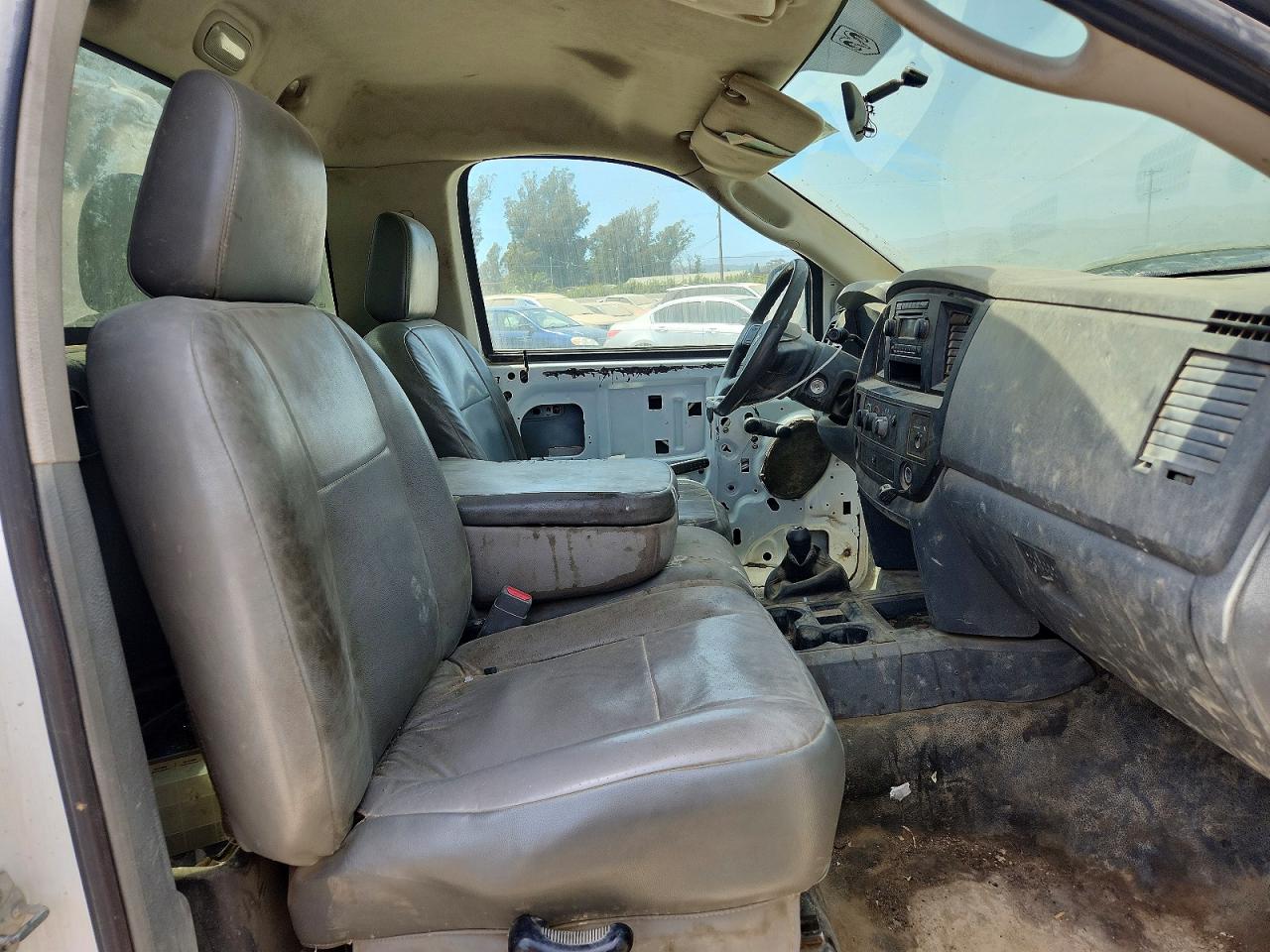 2009 Dodge Ram 2500 White vin: 3D7KS26T39G549142