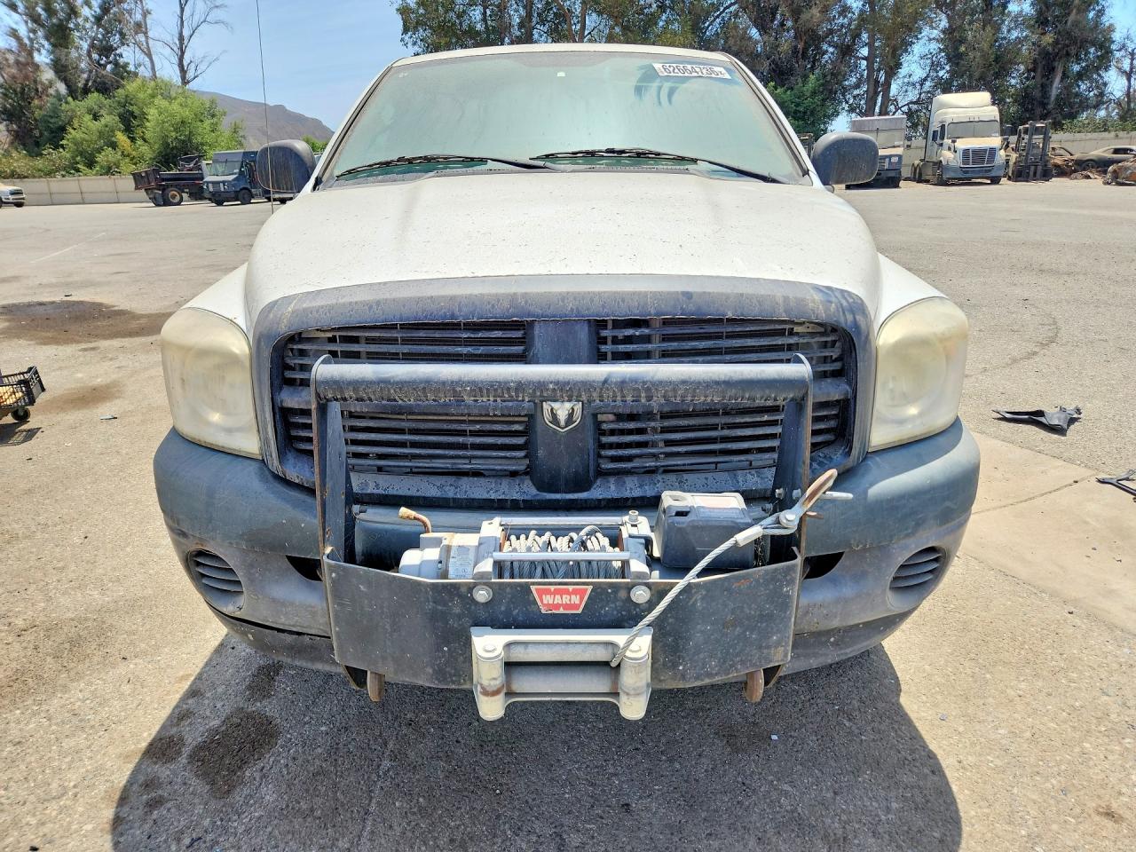 2009 Dodge Ram 2500 White vin: 3D7KS26T39G549142