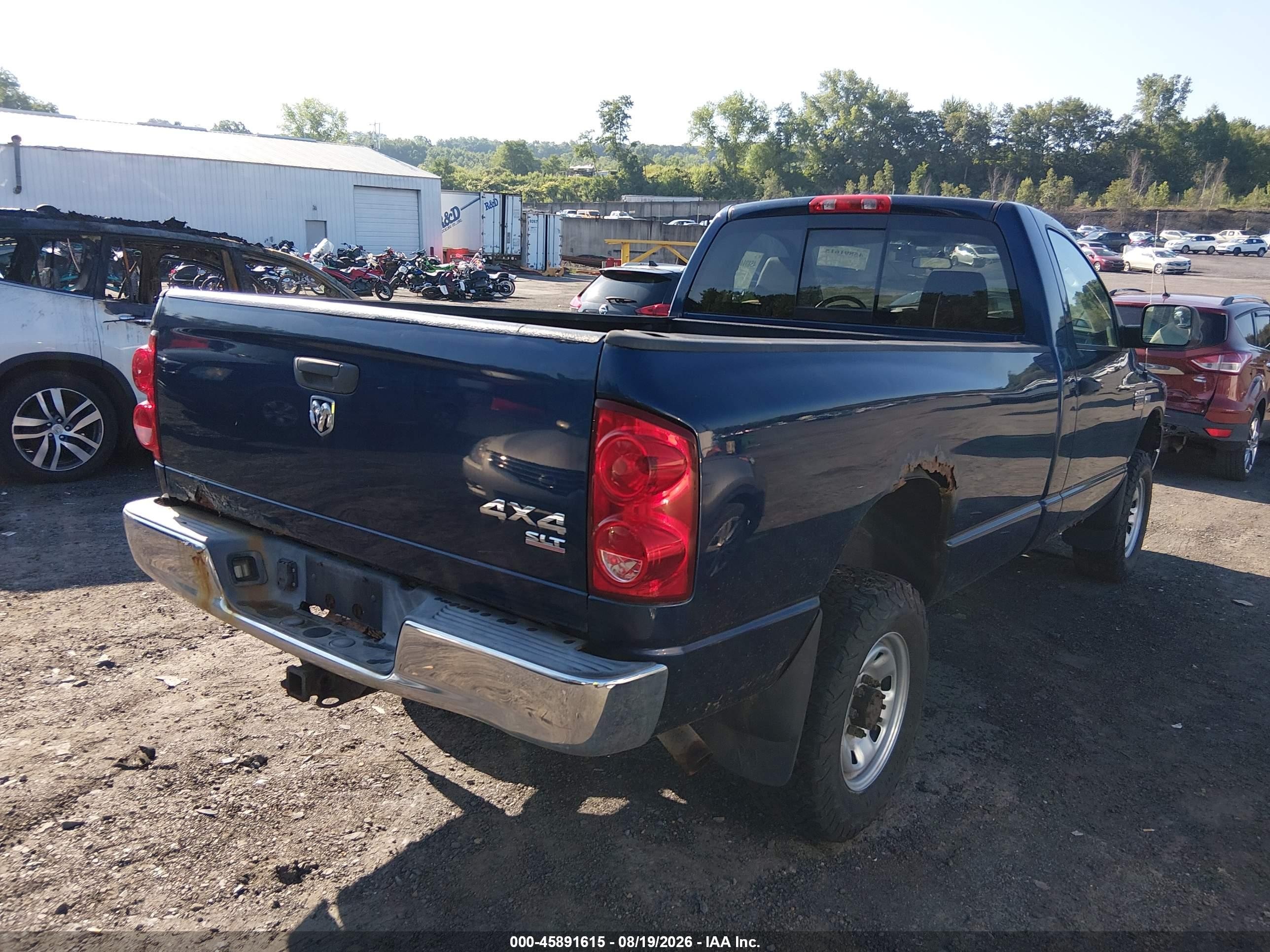 2009 Dodge Ram 2500 Slt Blue vin: 3D7KS26T89G514791
