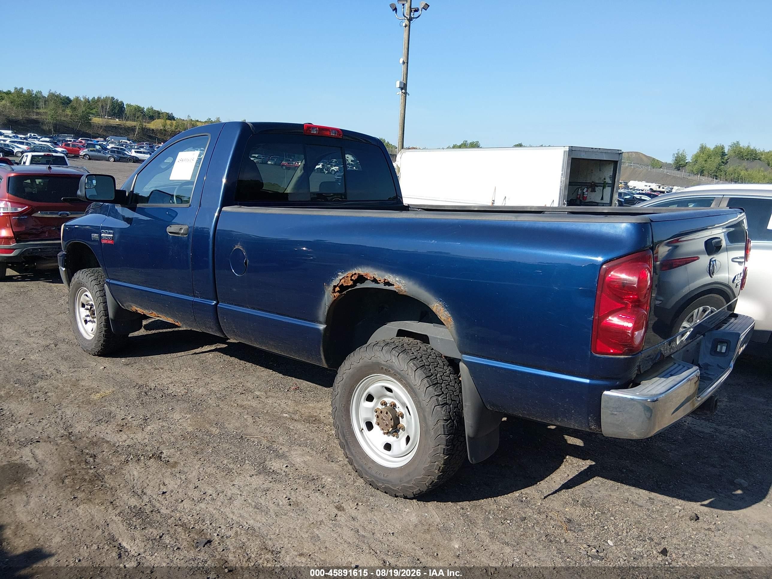 2009 Dodge Ram 2500 Slt Blue vin: 3D7KS26T89G514791