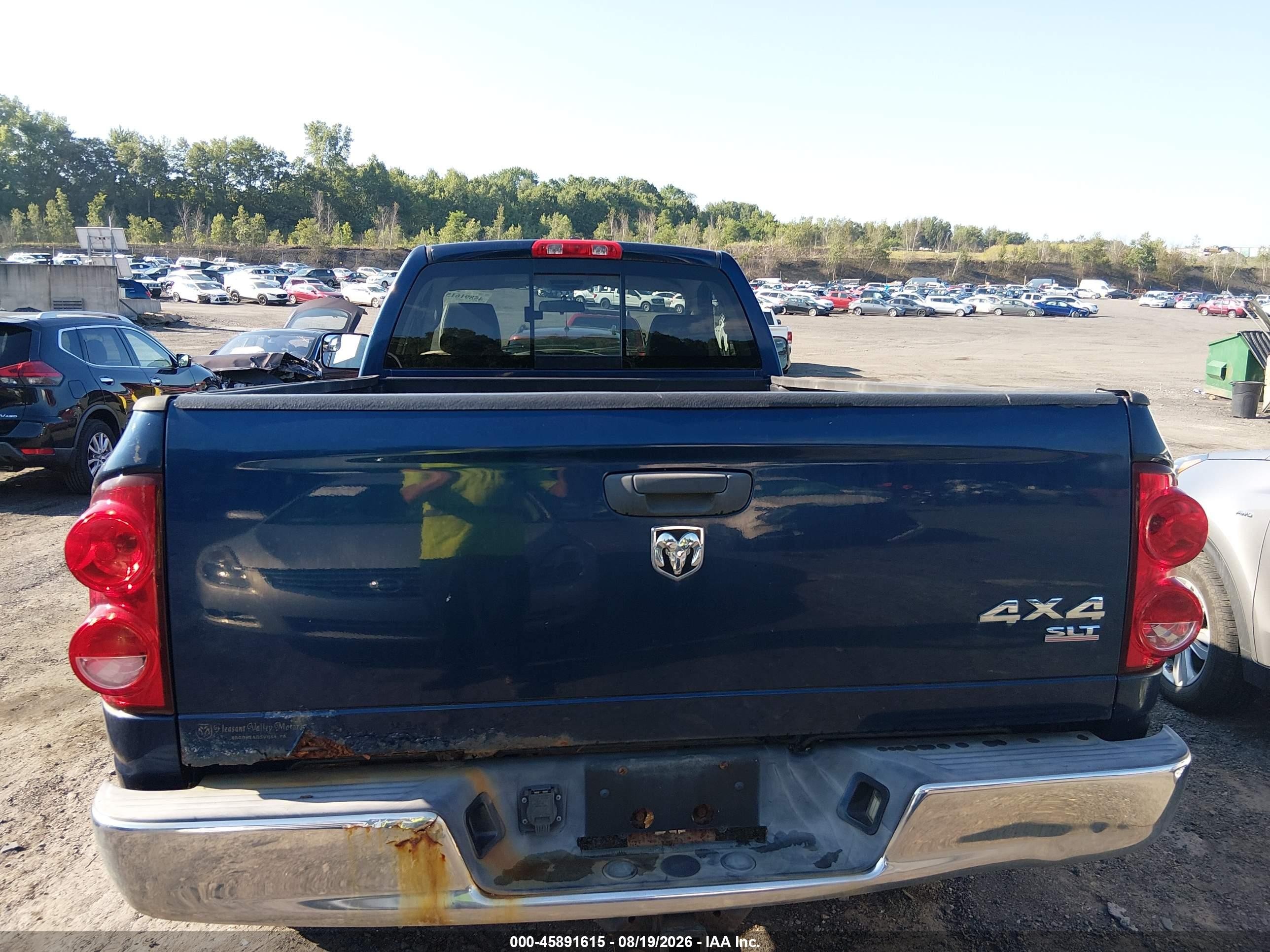 2009 Dodge Ram 2500 Slt Blue vin: 3D7KS26T89G514791