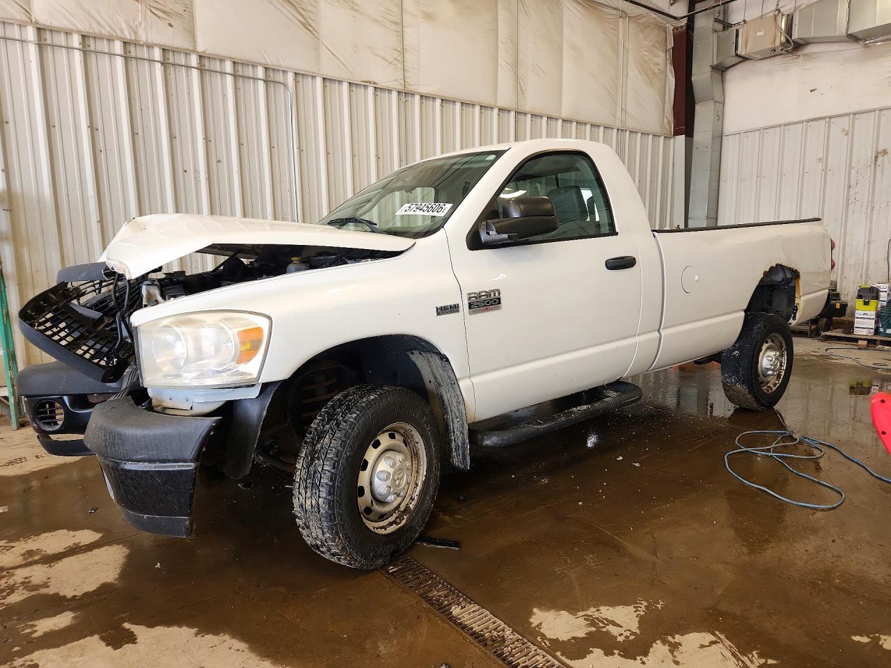 2009 Dodge Ram 2500 Белый vin: 3D7KS26TX9G514873