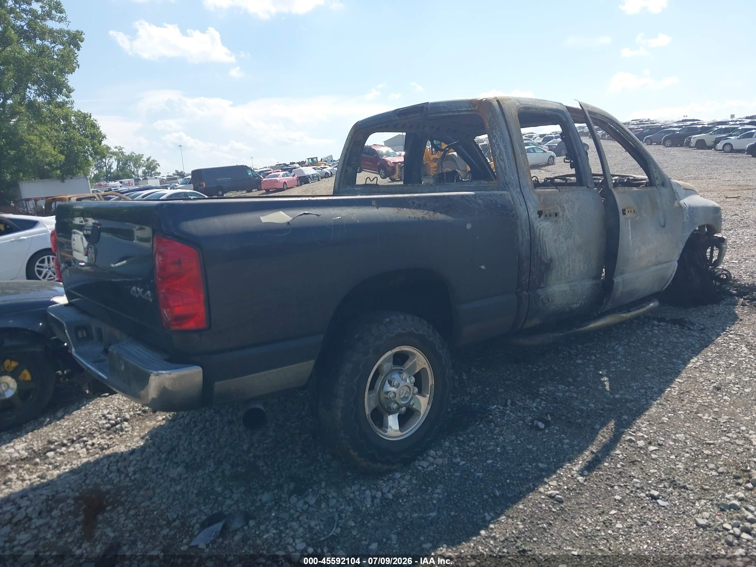 2008 Dodge Ram 2500 Slt/power Wagon Black vin: 3D7KS28A18G106868