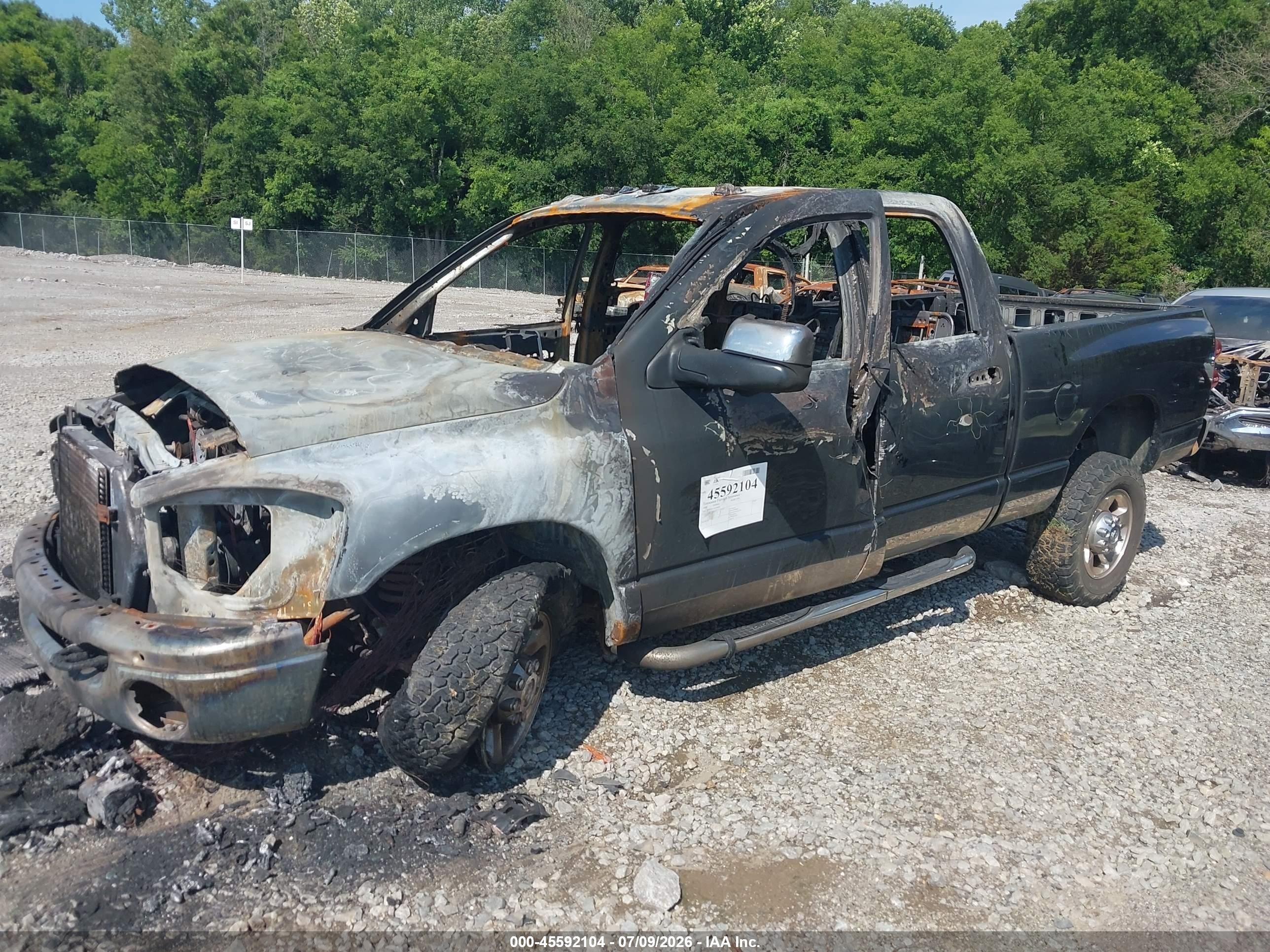 2008 Dodge Ram 2500 Slt/power Wagon Black vin: 3D7KS28A18G106868