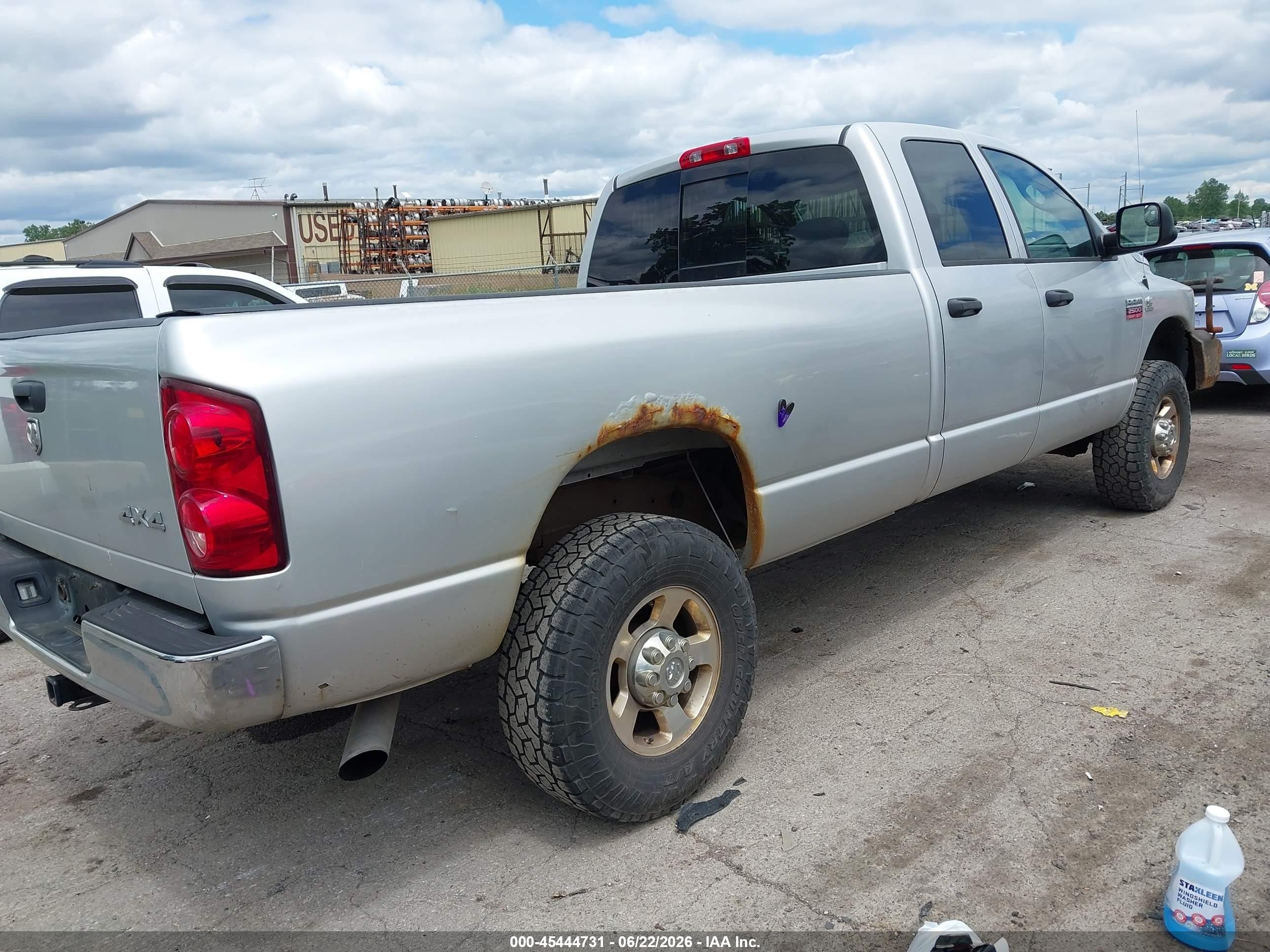 2008 Dodge Ram 2500 Slt Silver vin: 3D7KS28A18G109138