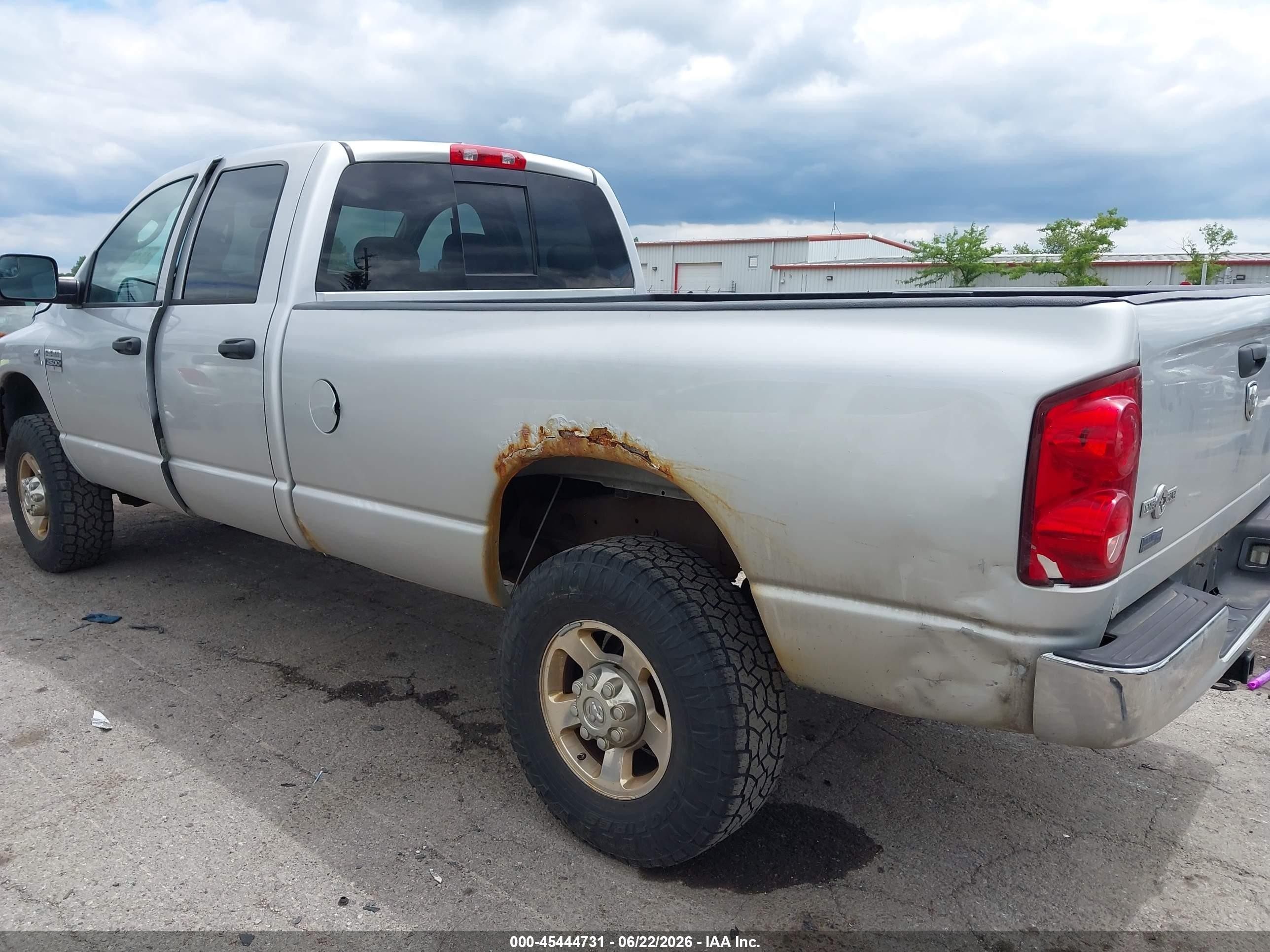 2008 Dodge Ram 2500 Slt Silver vin: 3D7KS28A18G109138