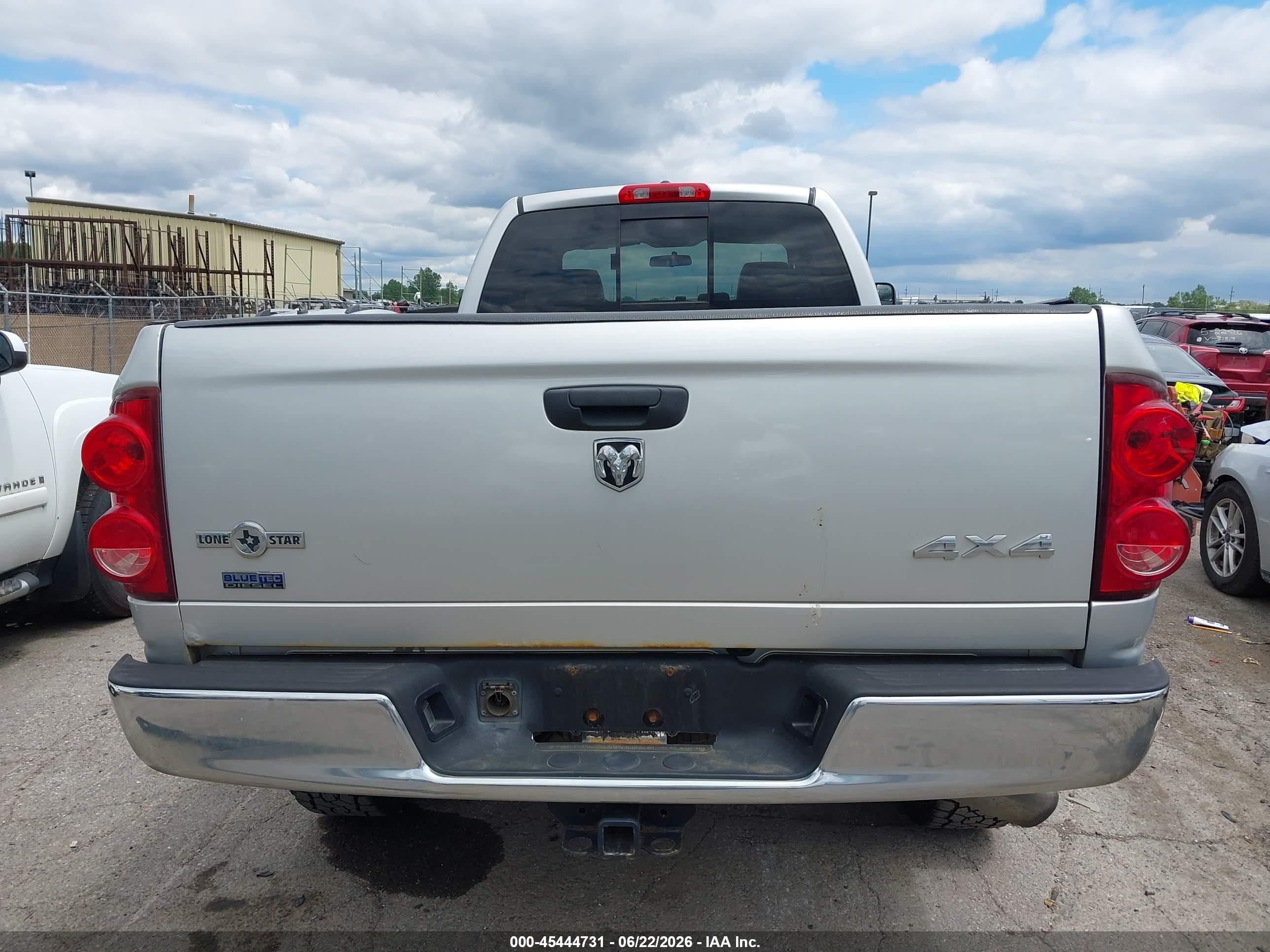 2008 Dodge Ram 2500 Slt Silver vin: 3D7KS28A18G109138