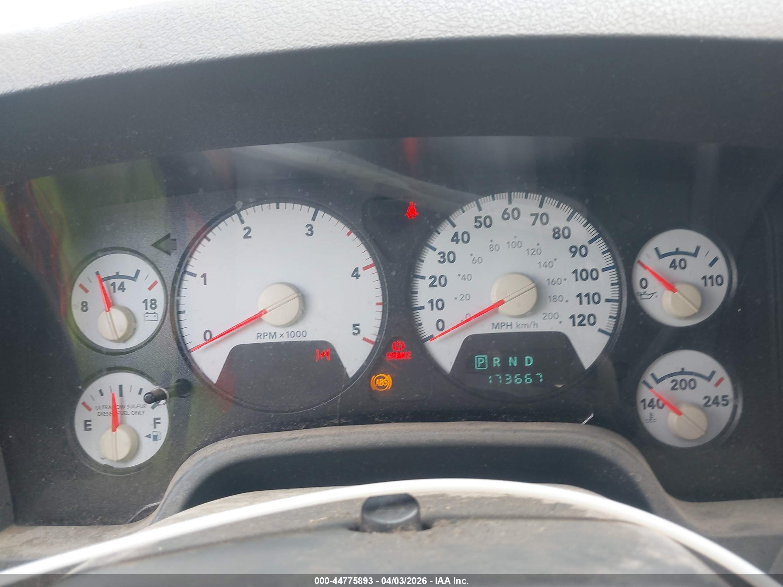 2008 Dodge Ram 2500 Slt/power Wagon Gray vin: 3D7KS28A18G115568
