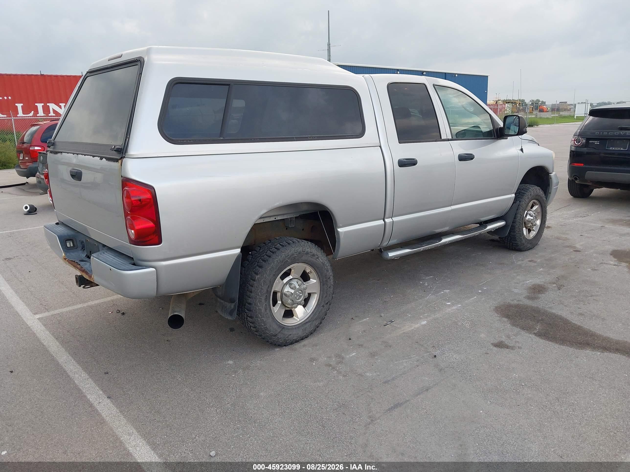 2008 Dodge Ram 2500 Slt/power Wagon Серебряный vin: 3D7KS28A18G210583
