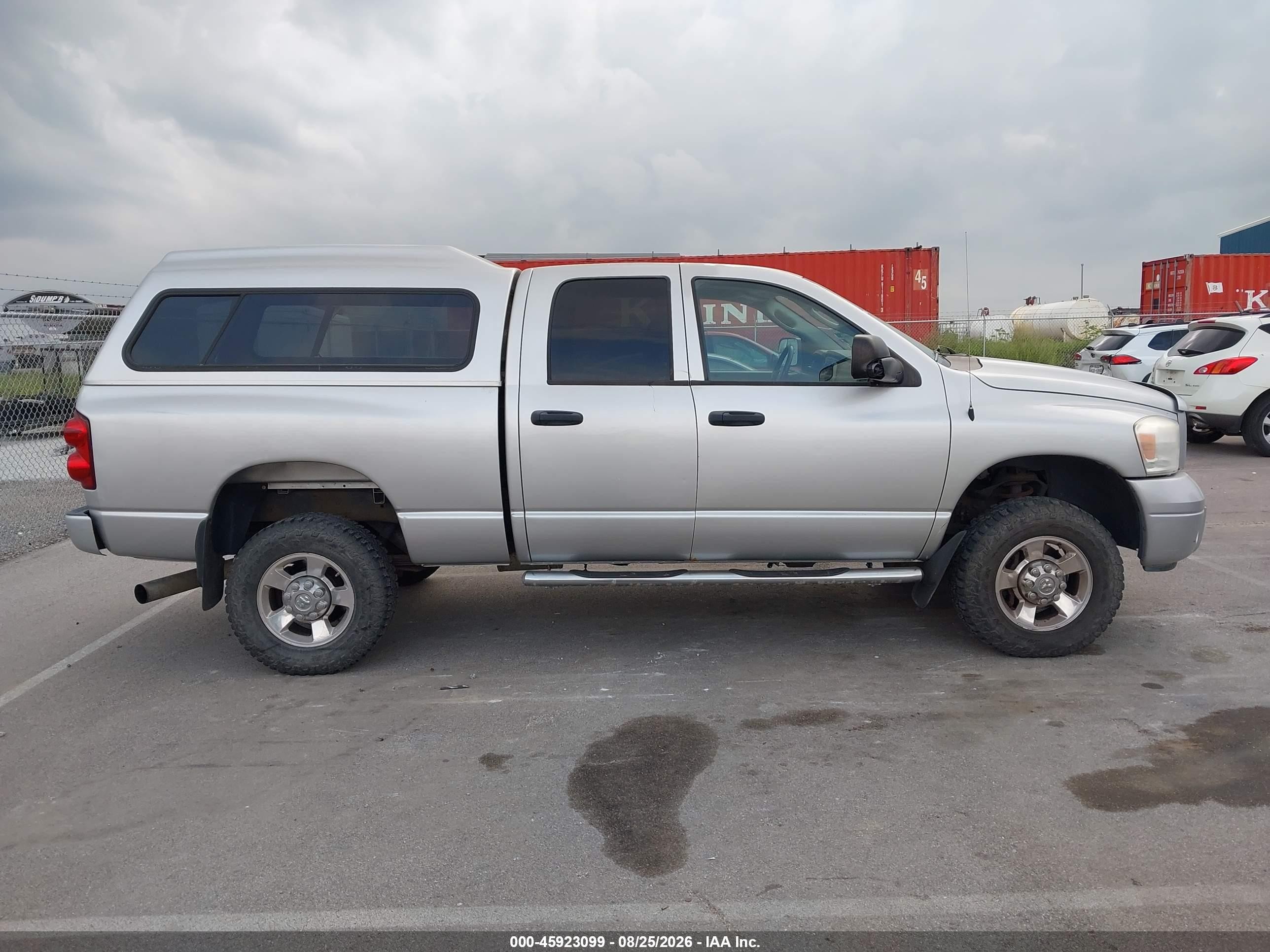 2008 Dodge Ram 2500 Slt/power Wagon Серебряный vin: 3D7KS28A18G210583