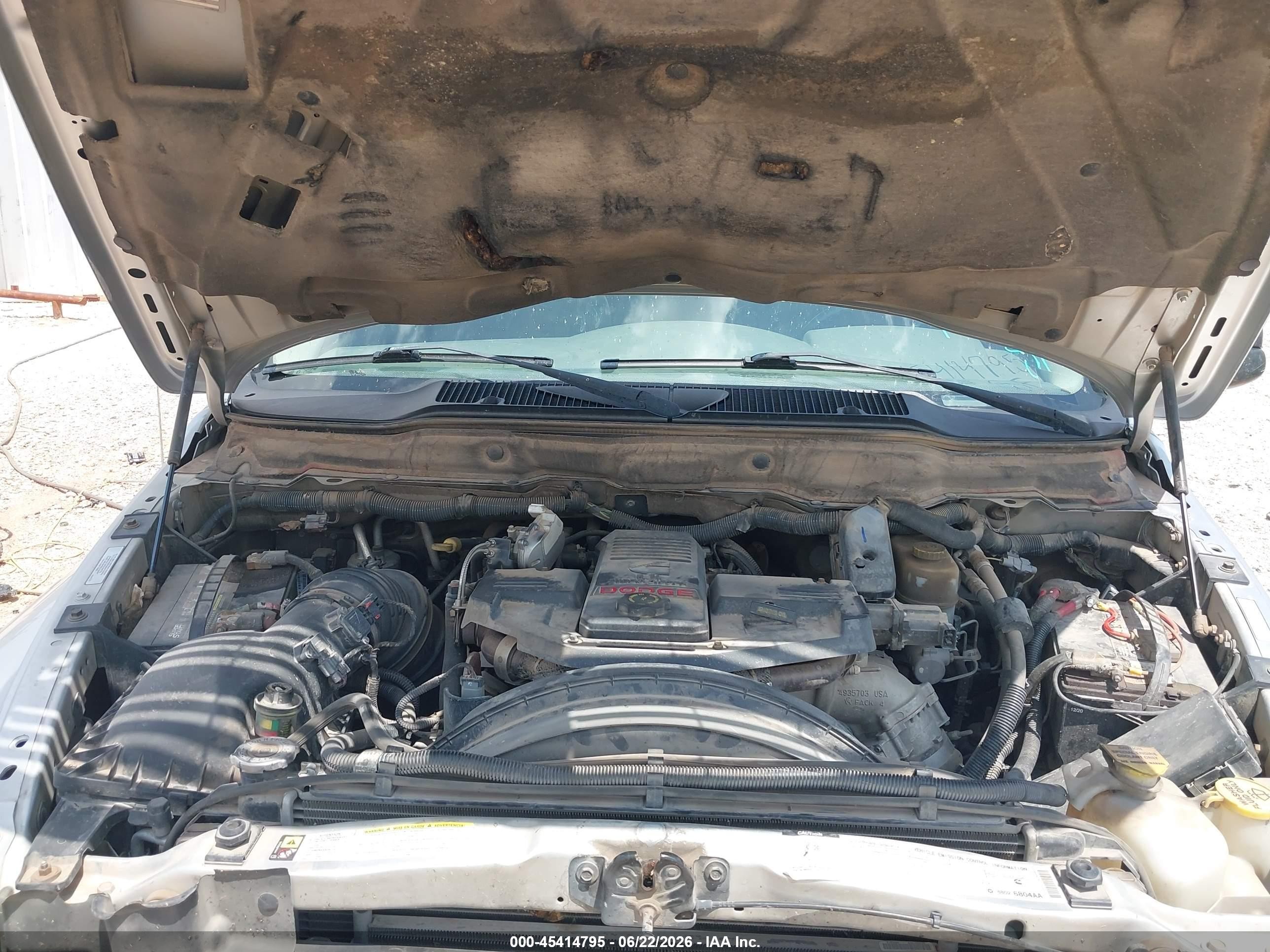2008 Dodge Ram 2500 St/sxt Silver vin: 3D7KS28A28G148174