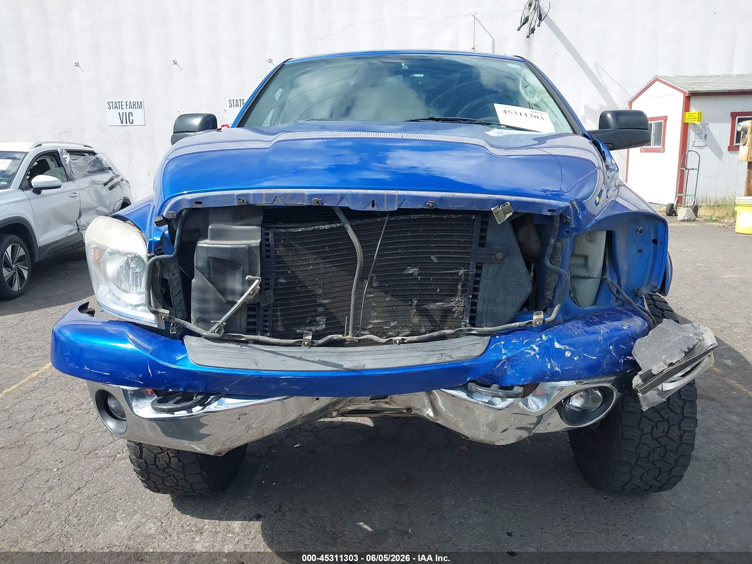 2008 Dodge Ram 2500 Slt/power Wagon Blue vin: 3D7KS28A28G172376