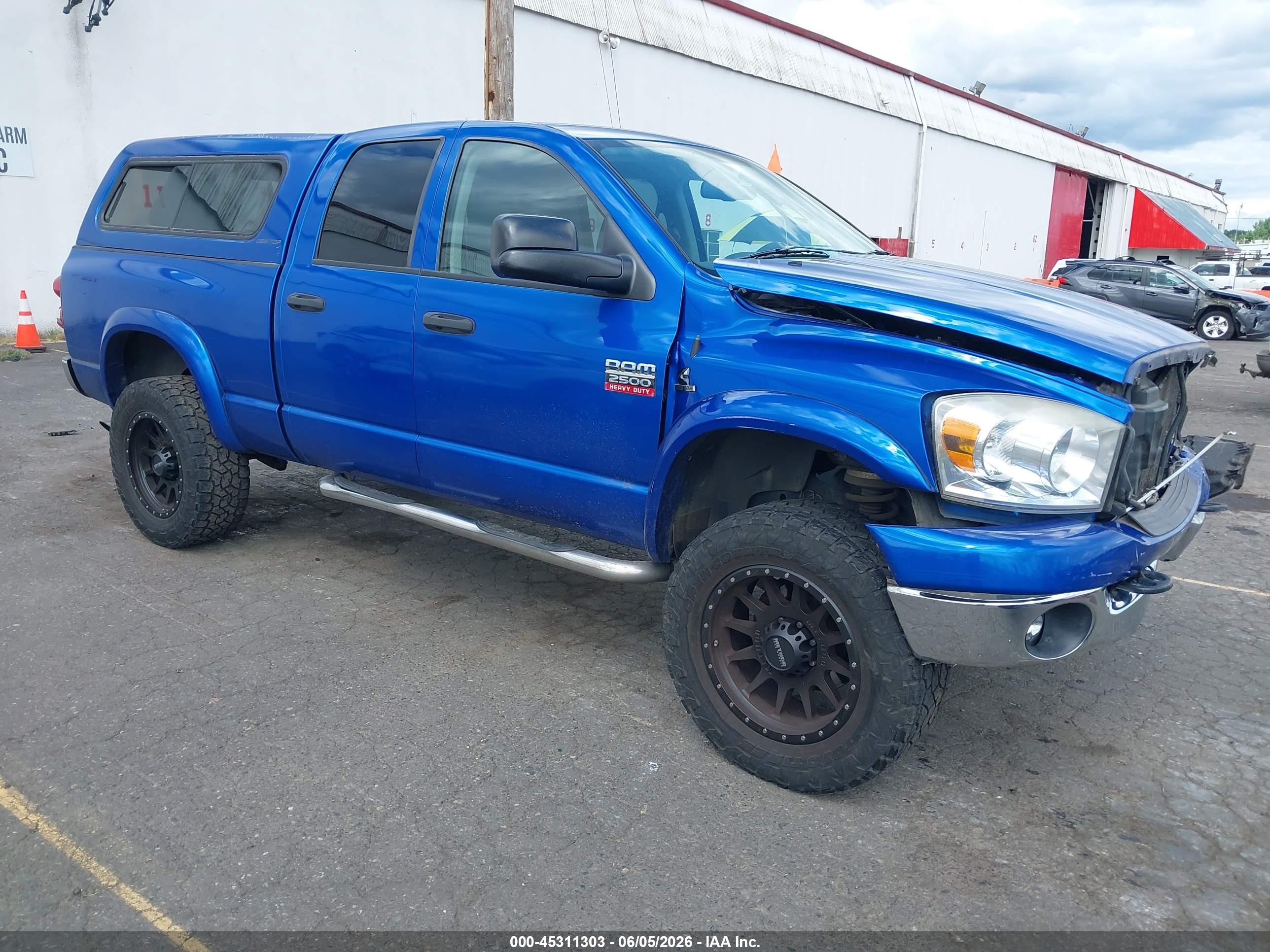 2008 Dodge Ram 2500 Slt/power Wagon Blue vin: 3D7KS28A28G172376