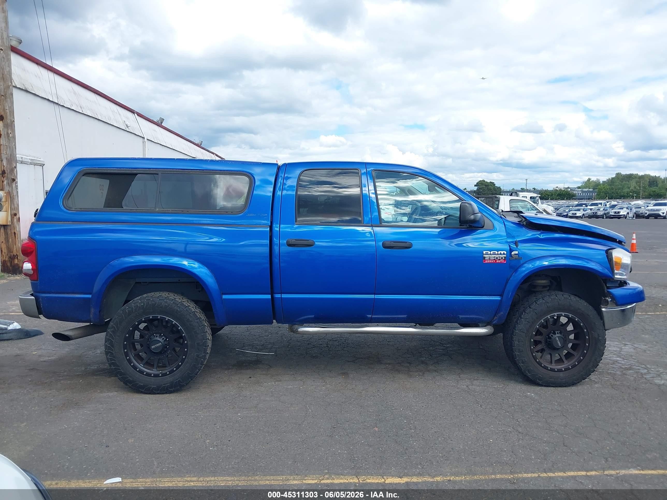 2008 Dodge Ram 2500 Slt/power Wagon Blue vin: 3D7KS28A28G172376