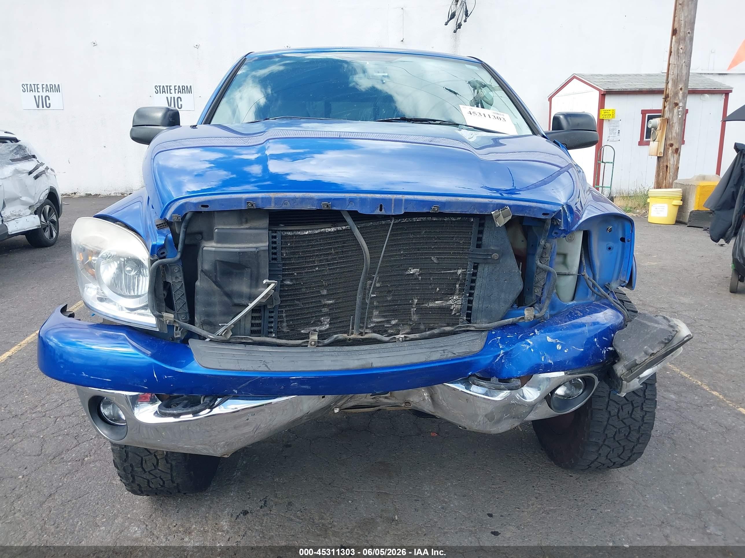 2008 Dodge Ram 2500 Slt/power Wagon Blue vin: 3D7KS28A28G172376