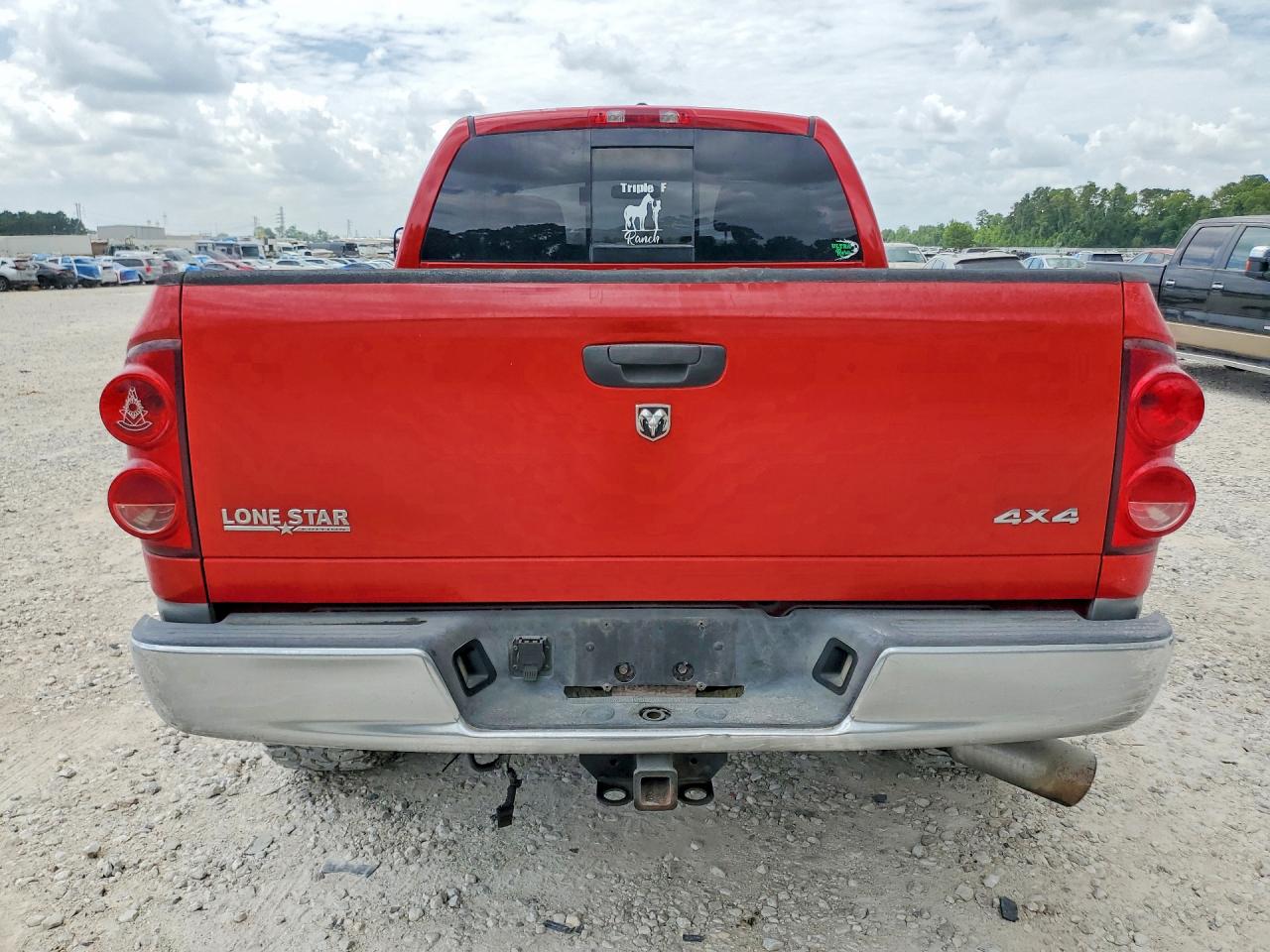 2007 Dodge Ram 2500 St/slt Red vin: 3D7KS28A37G845819