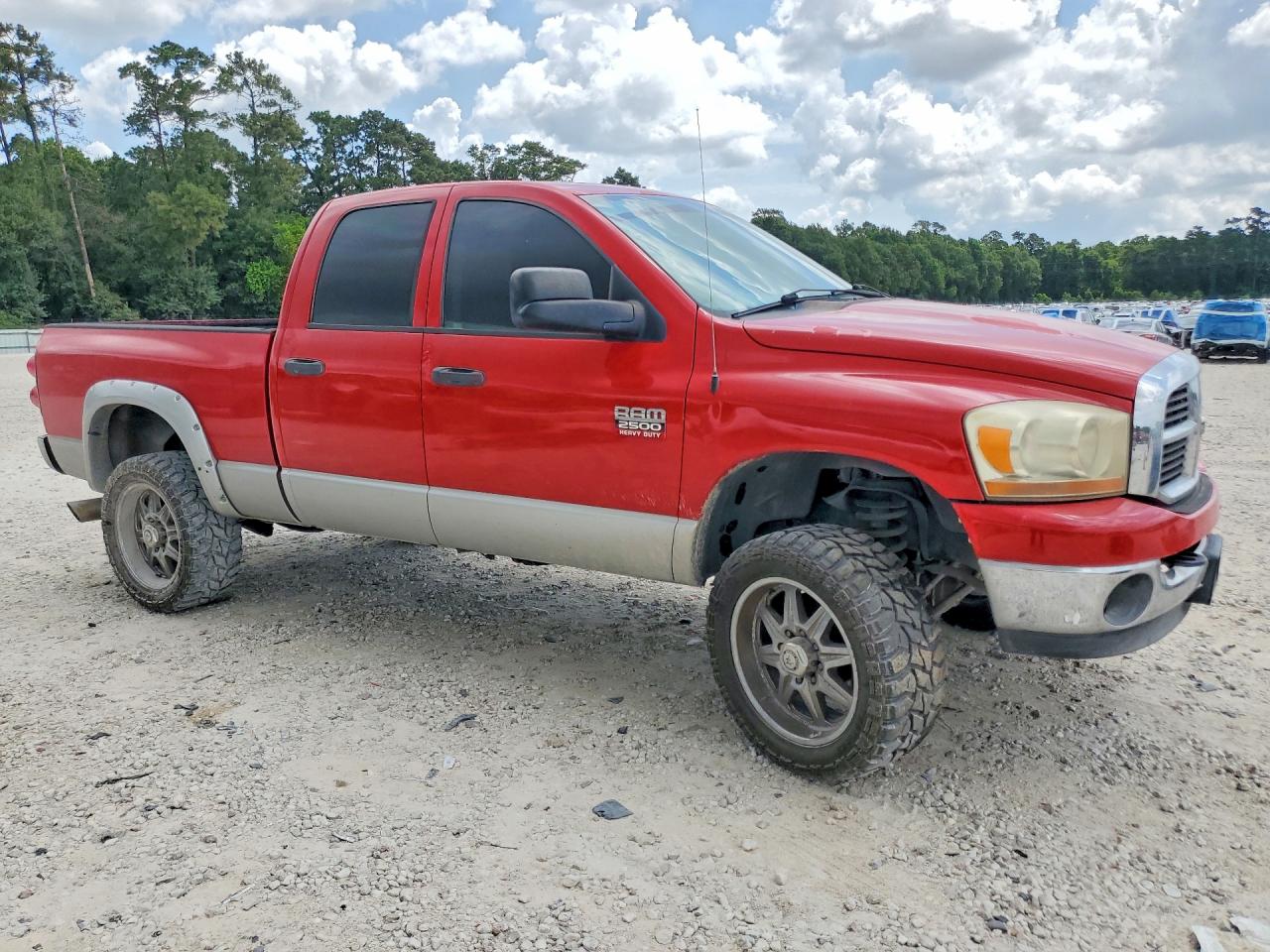 2007 Dodge Ram 2500 St/slt Red vin: 3D7KS28A37G845819