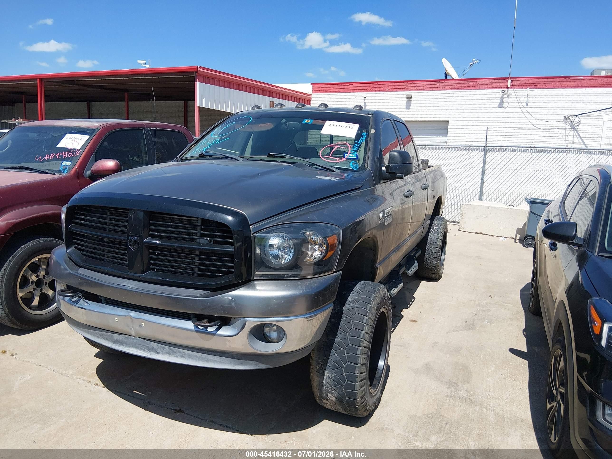 2008 Dodge Ram 2500 Slt/power Wagon Gray vin: 3D7KS28A48G114866