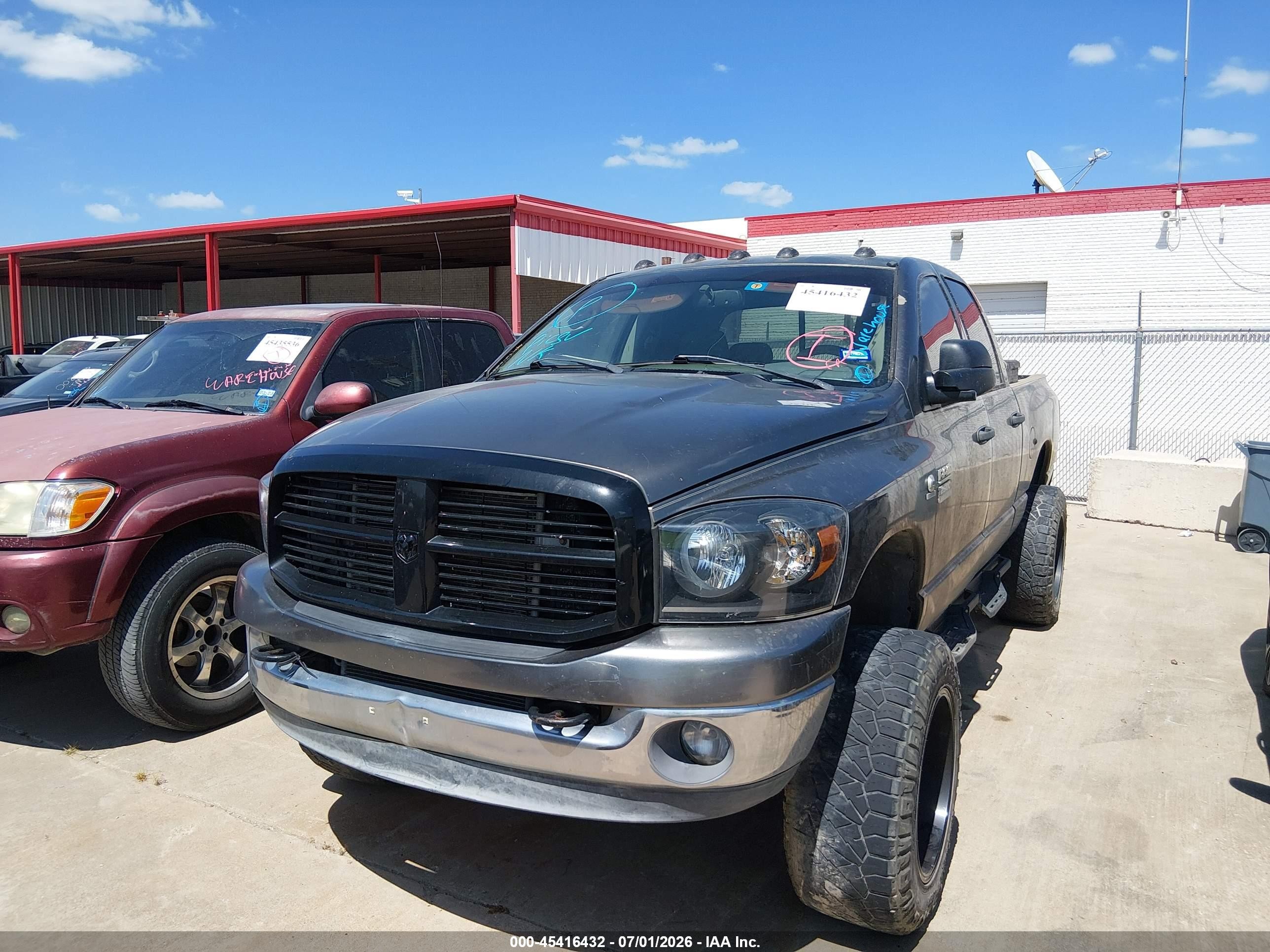 2008 Dodge Ram 2500 Slt/power Wagon Gray vin: 3D7KS28A48G114866