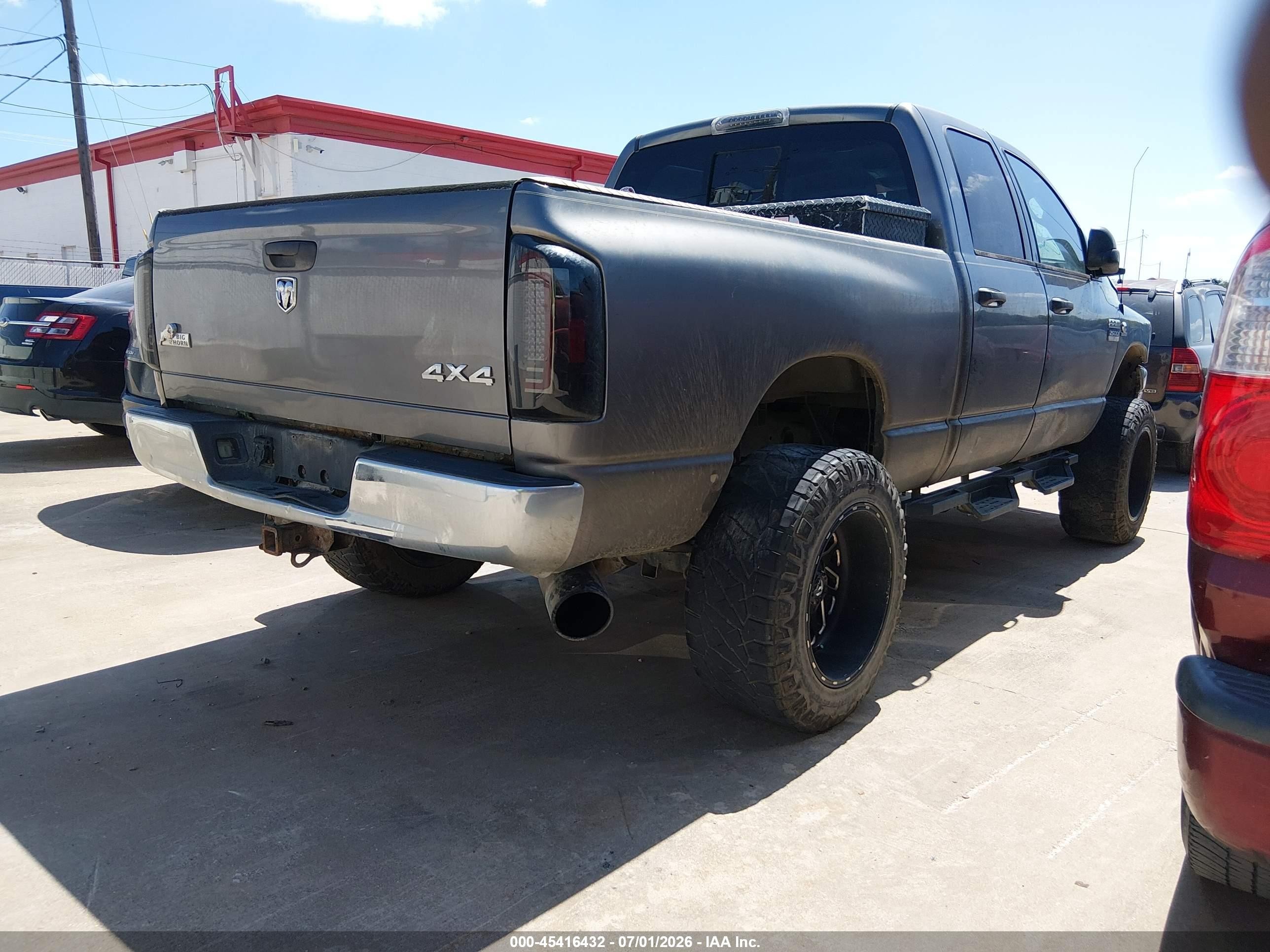 2008 Dodge Ram 2500 Slt/power Wagon Gray vin: 3D7KS28A48G114866