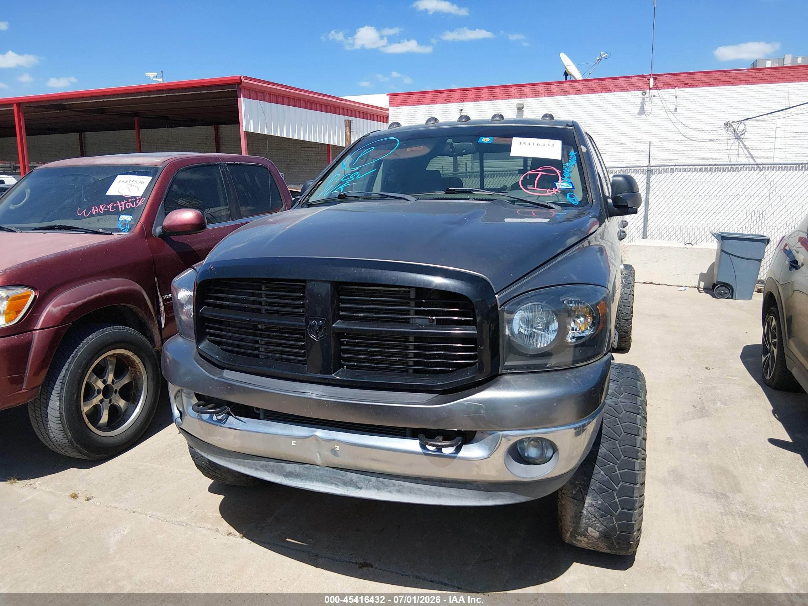 2008 Dodge Ram 2500 Slt/power Wagon Gray vin: 3D7KS28A48G114866