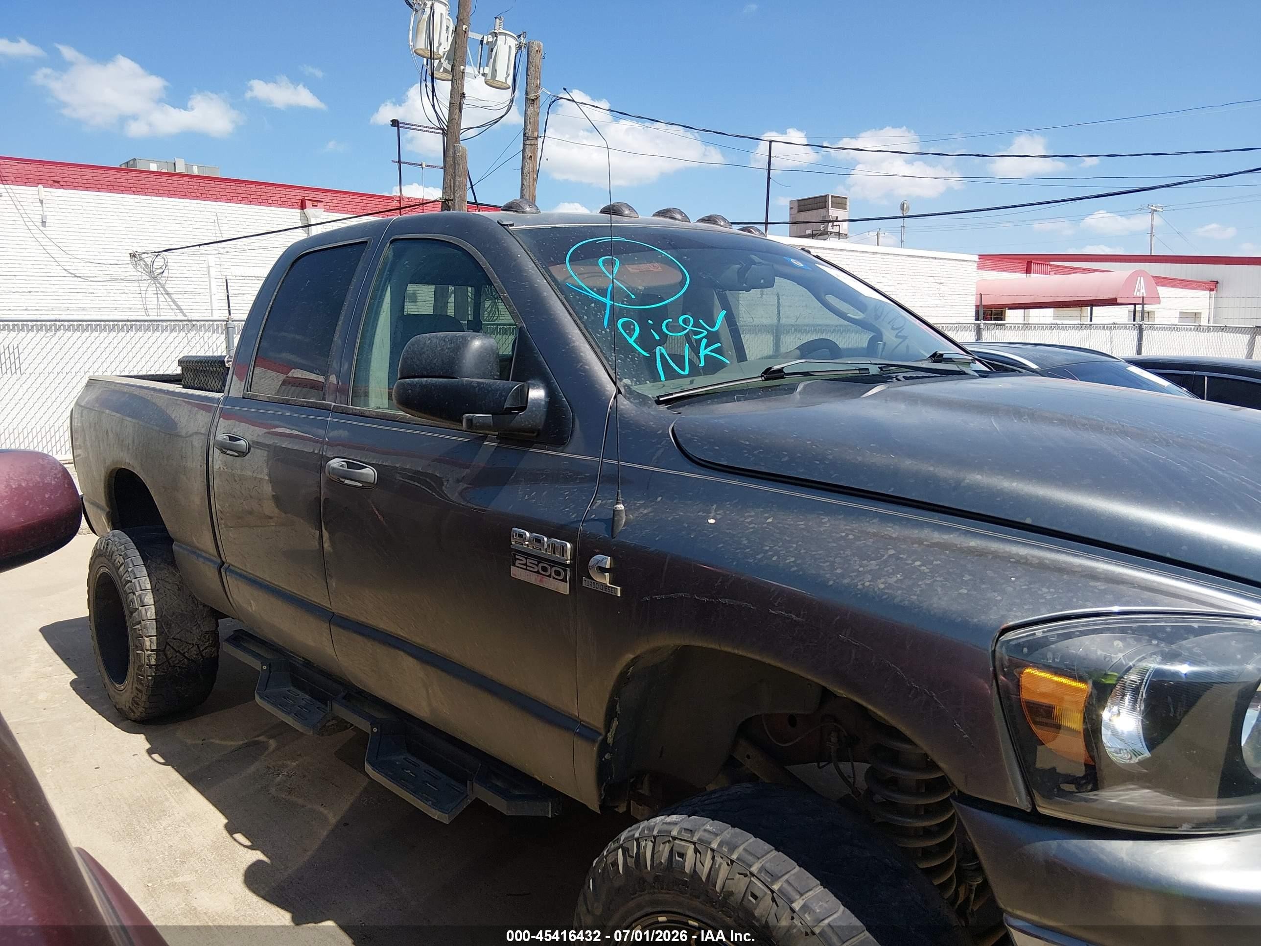 2008 Dodge Ram 2500 Slt/power Wagon Gray vin: 3D7KS28A48G114866