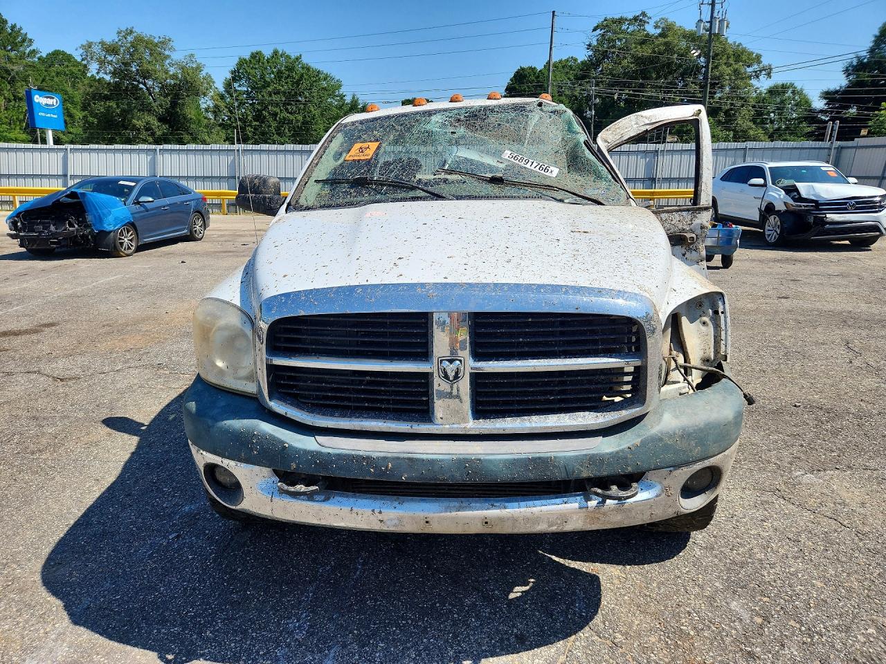 2008 Dodge Ram 2500 St White vin: 3D7KS28A48G218967