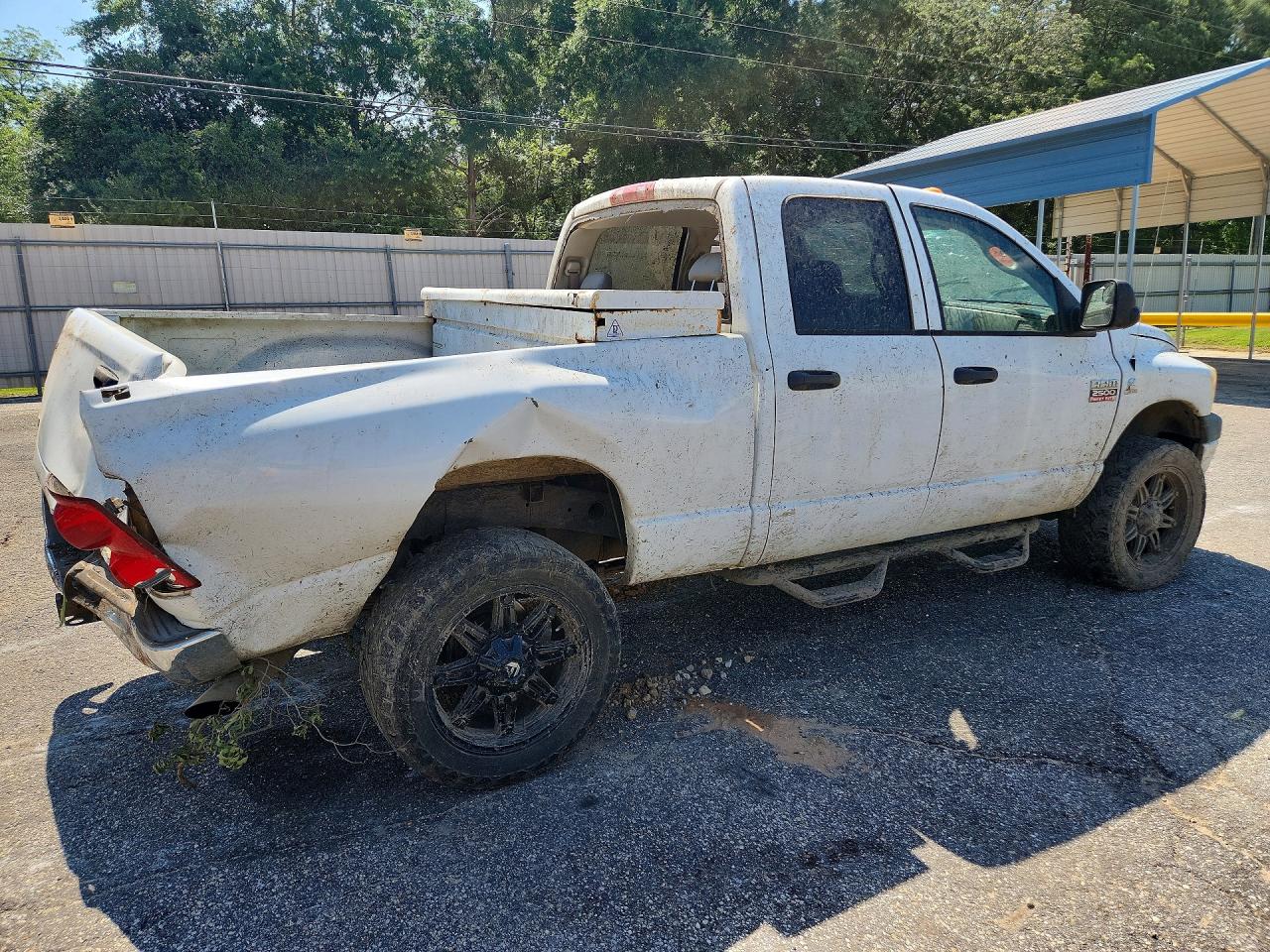 2008 Dodge Ram 2500 St White vin: 3D7KS28A48G218967