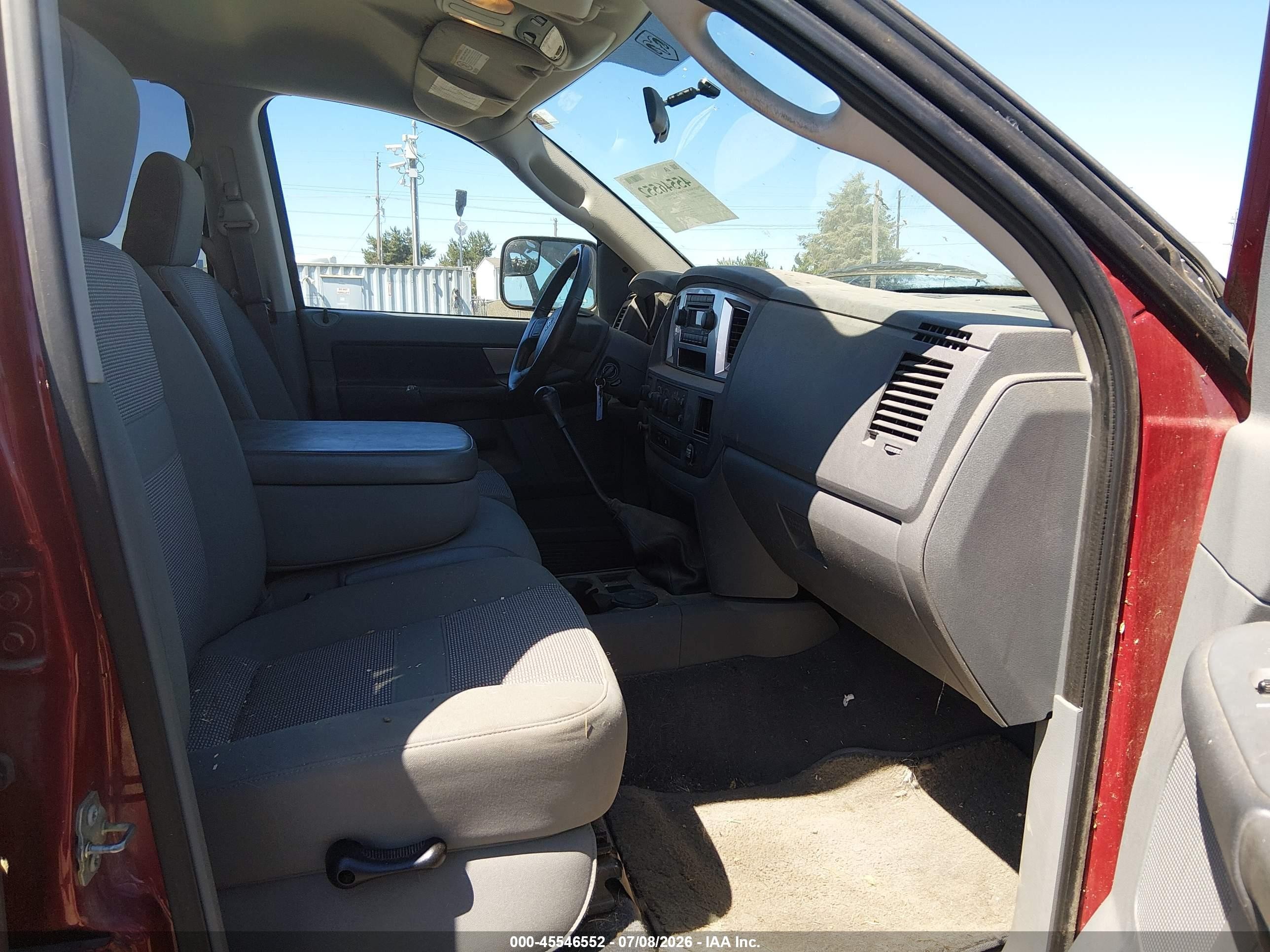 2007 Dodge Ram 2500 Slt/sport Red vin: 3D7KS28A57G843974