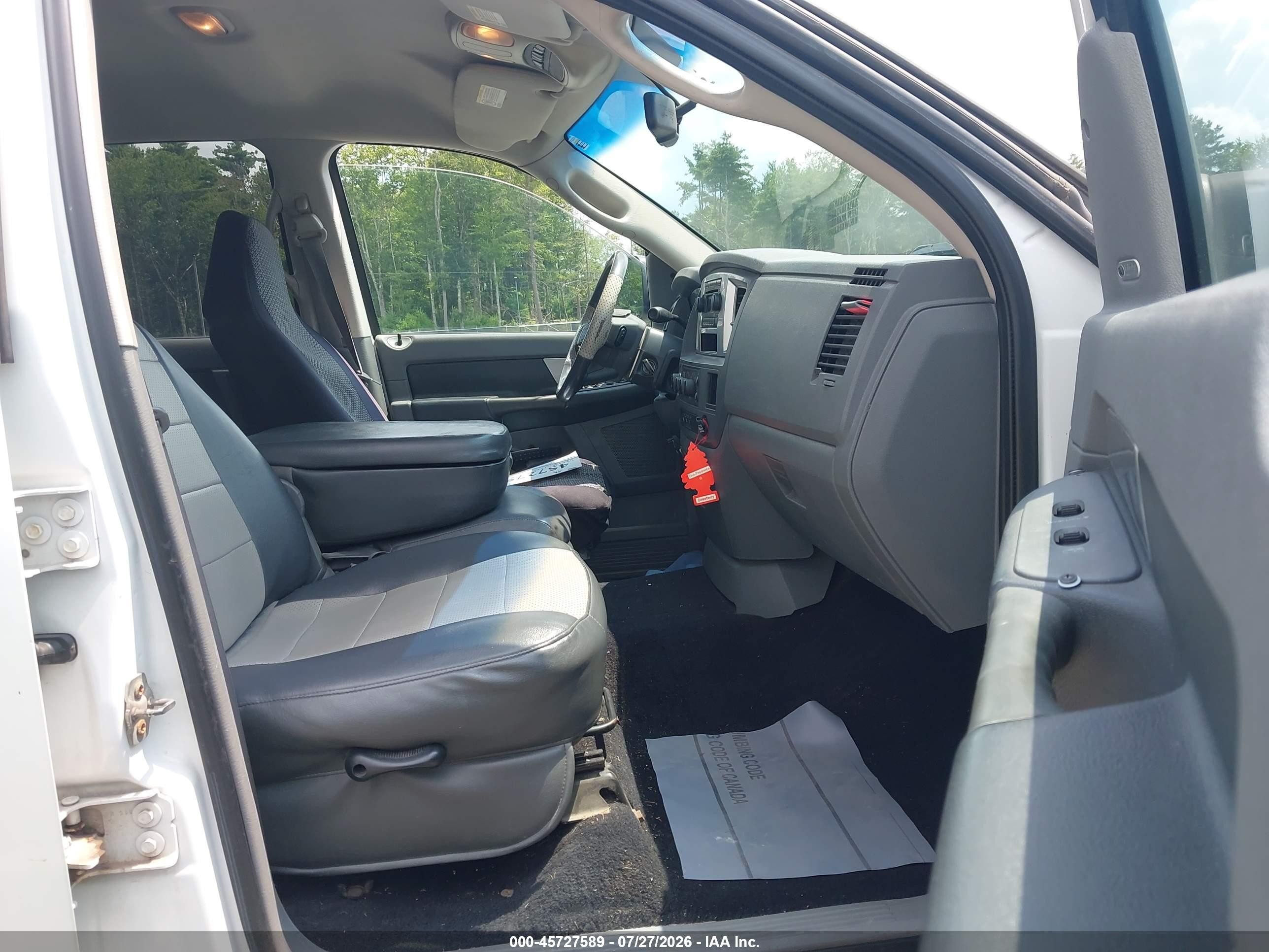 2008 Dodge Ram 2500 Slt White vin: 3D7KS28A58G193495