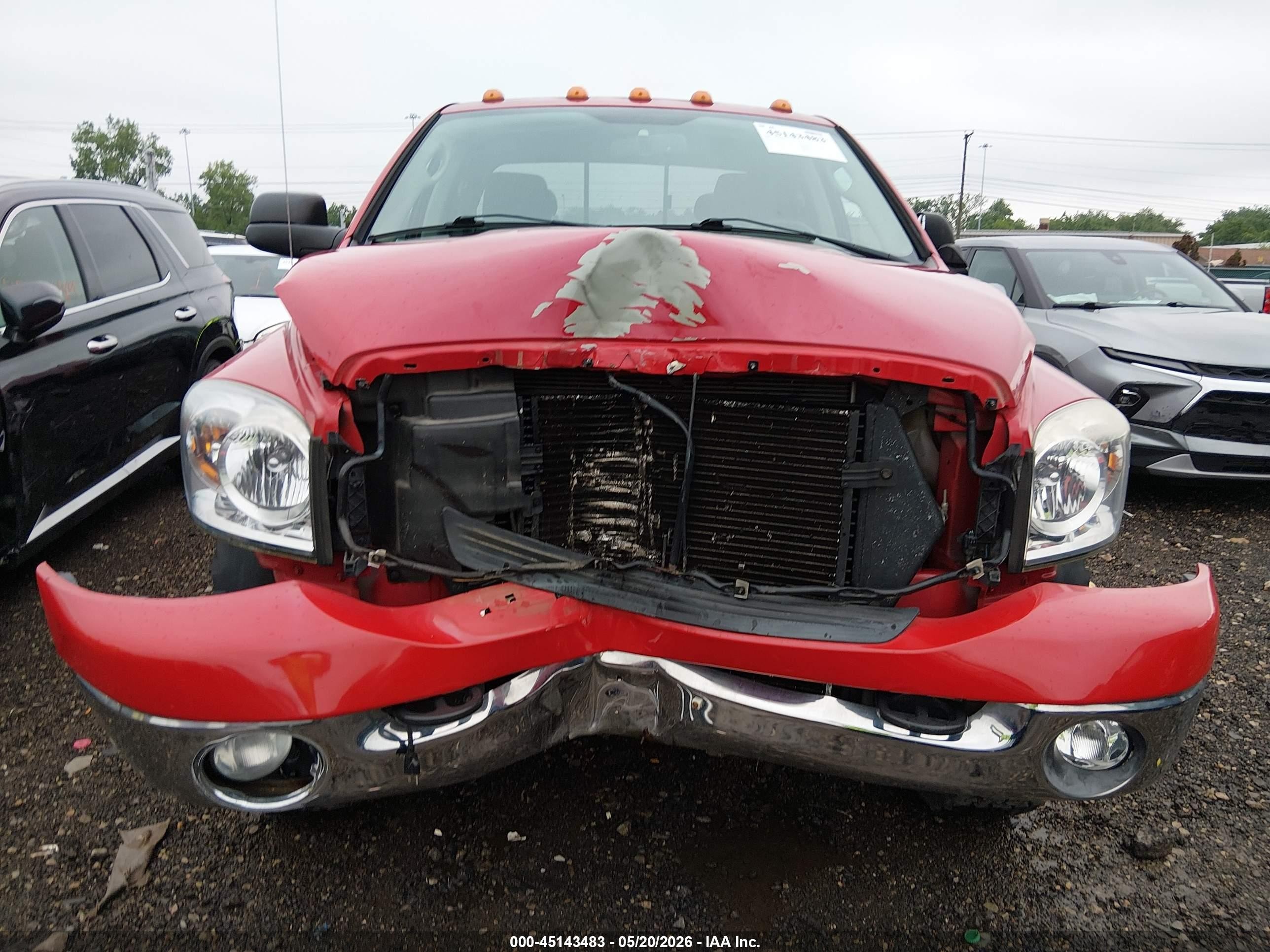 2007 Dodge Ram 2500 Slt/sport Red vin: 3D7KS28A77G845175