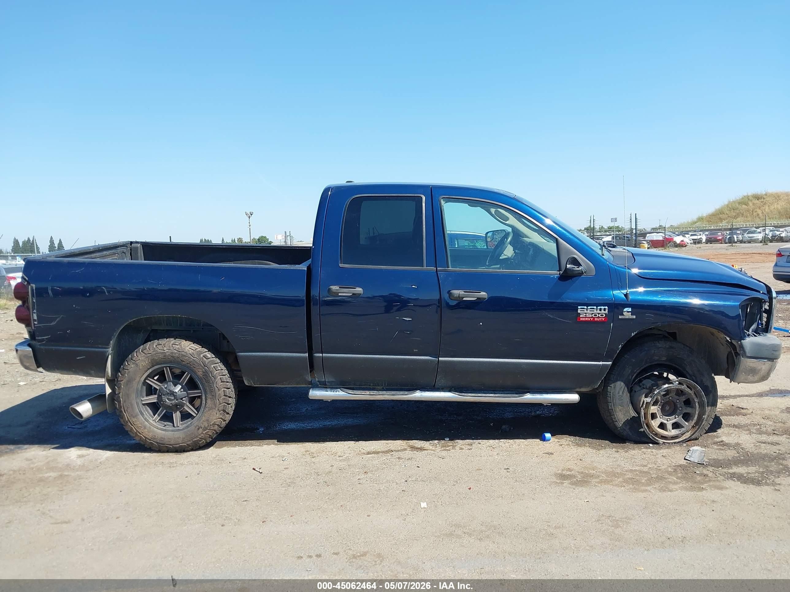 2008 Dodge Ram 2500 St/sxt Dark Blue vin: 3D7KS28A78G107801