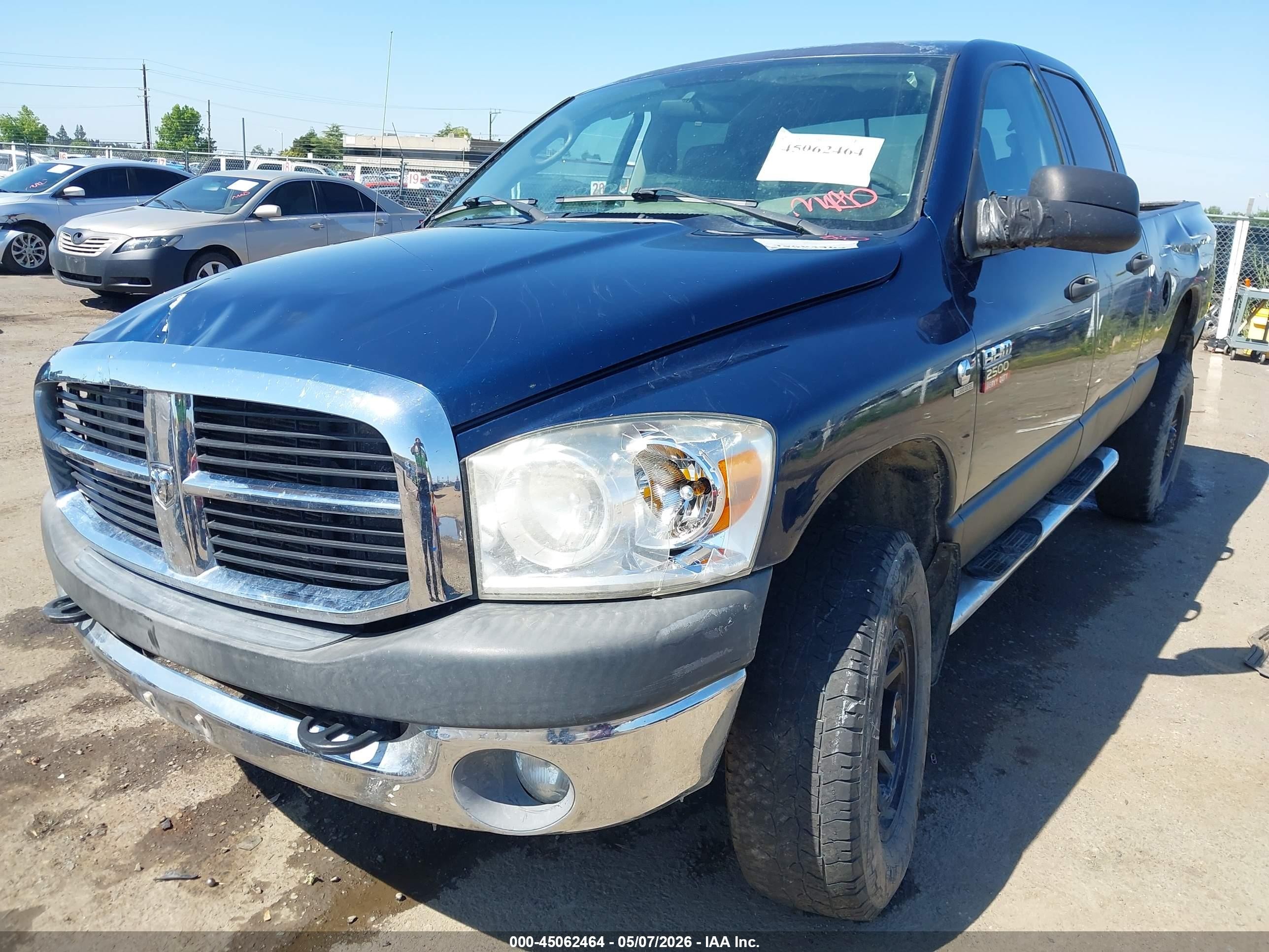2008 Dodge Ram 2500 St/sxt Dark Blue vin: 3D7KS28A78G107801