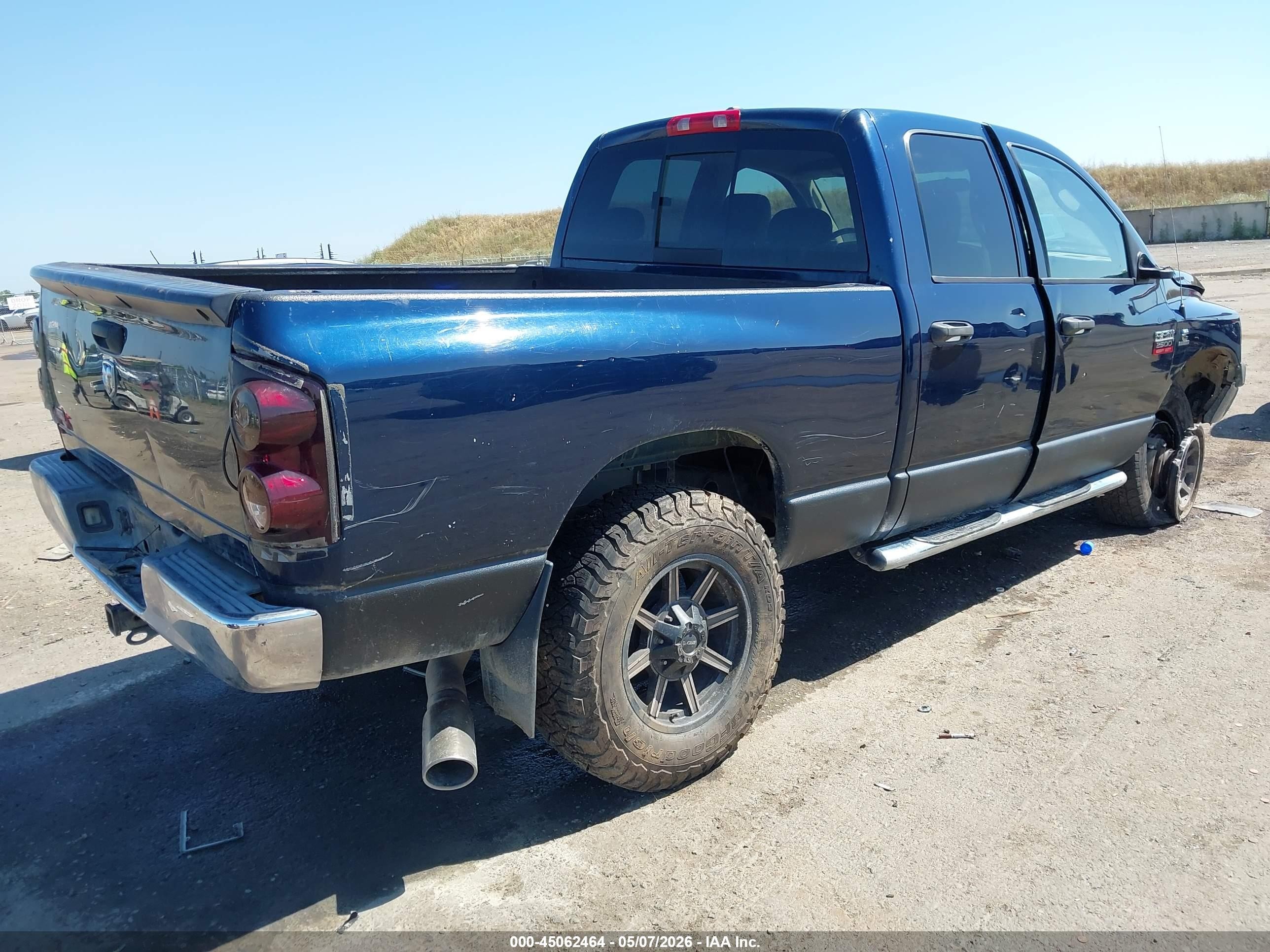 2008 Dodge Ram 2500 St/sxt Dark Blue vin: 3D7KS28A78G107801