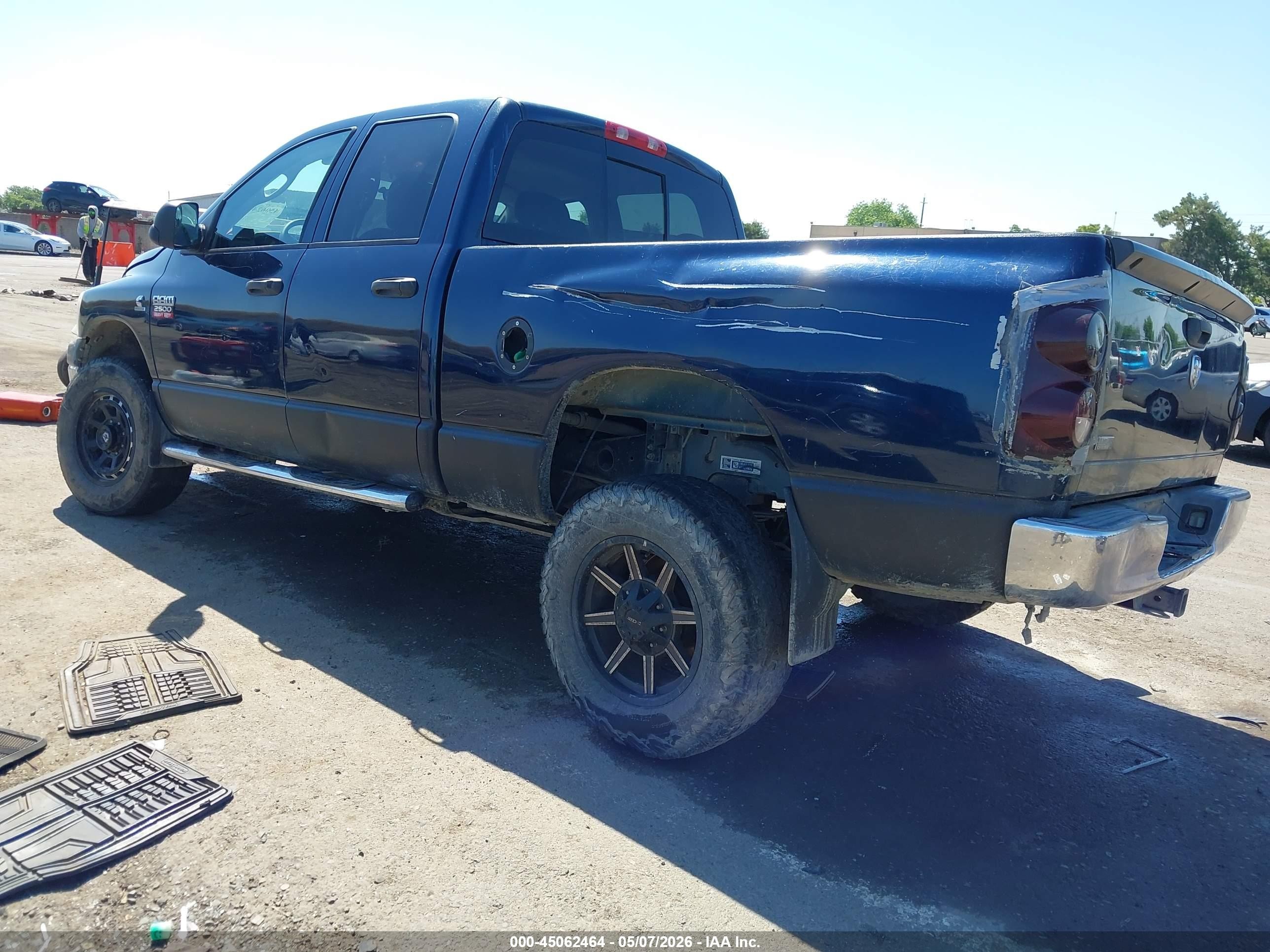 2008 Dodge Ram 2500 St/sxt Dark Blue vin: 3D7KS28A78G107801