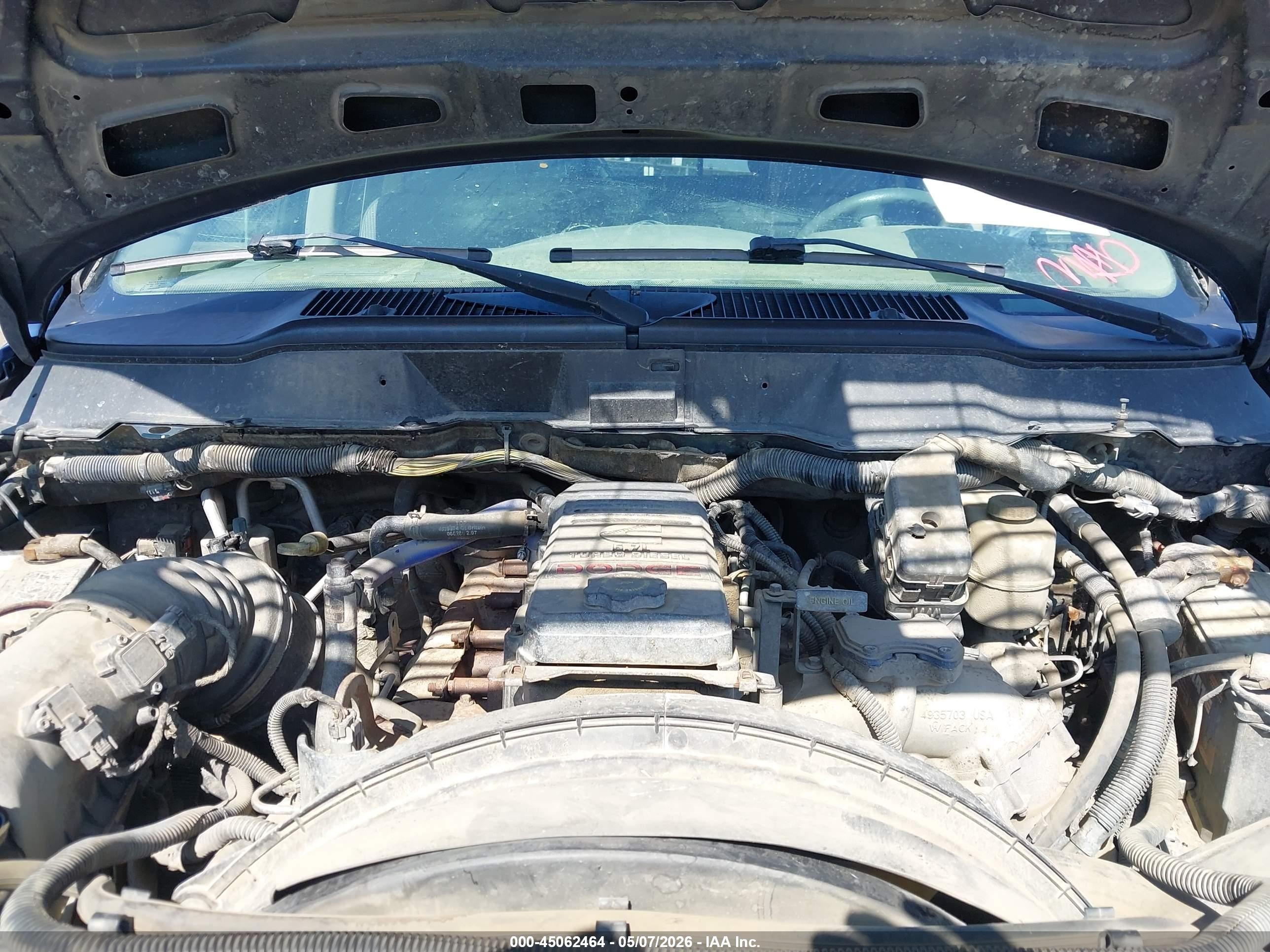 2008 Dodge Ram 2500 St/sxt Dark Blue vin: 3D7KS28A78G107801