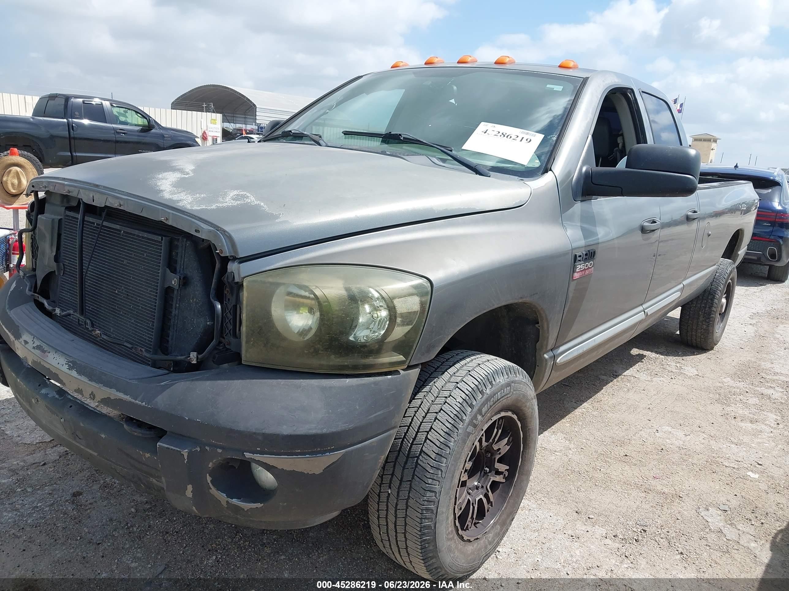 2008 Dodge Ram 2500 Laramie Gray vin: 3D7KS28A78G194907