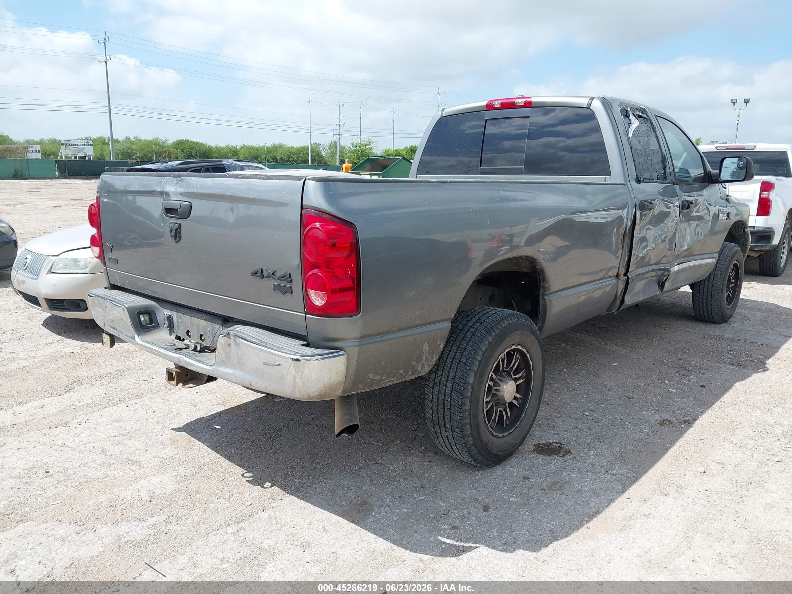 2008 Dodge Ram 2500 Laramie Gray vin: 3D7KS28A78G194907