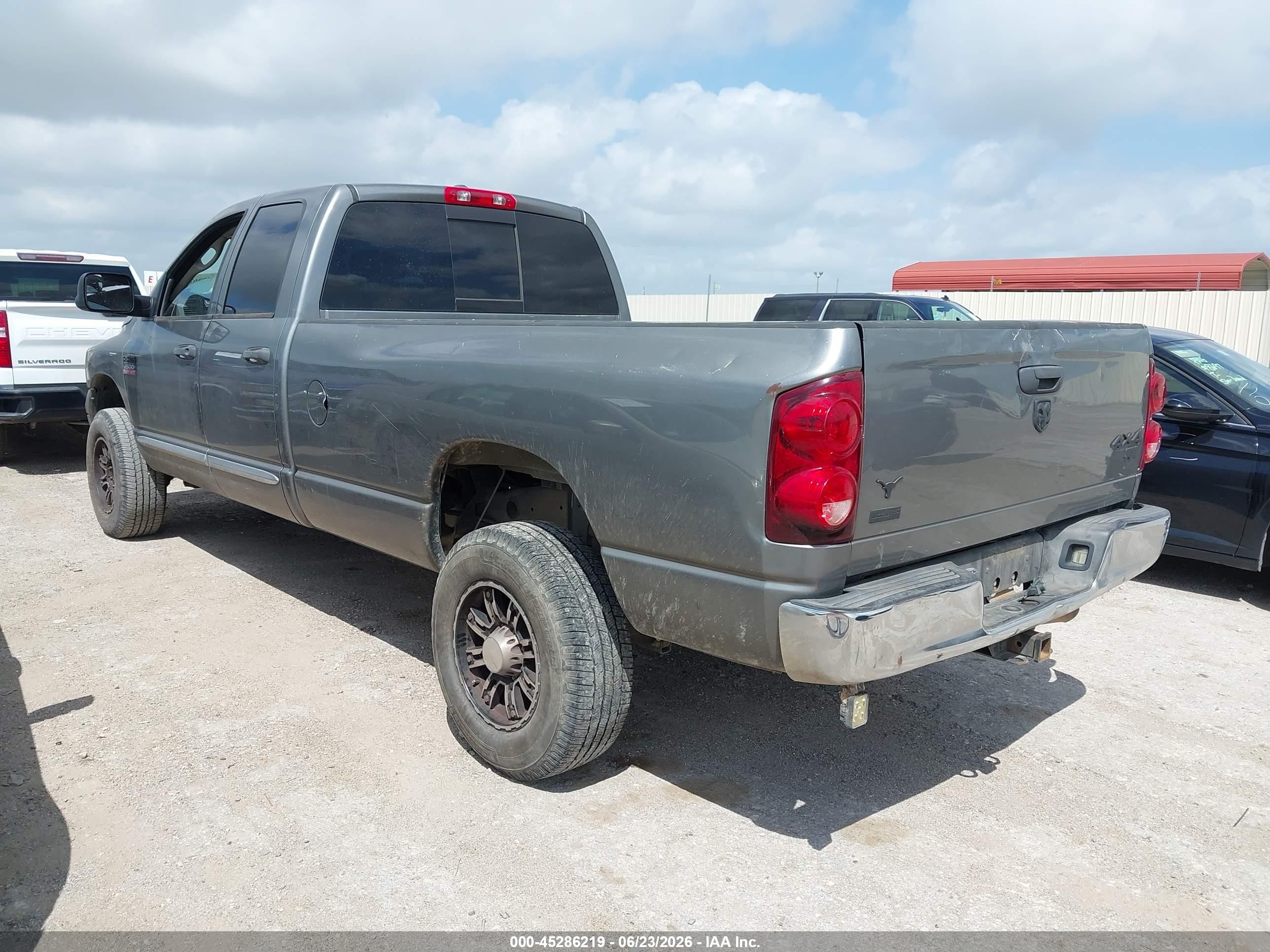 2008 Dodge Ram 2500 Laramie Gray vin: 3D7KS28A78G194907