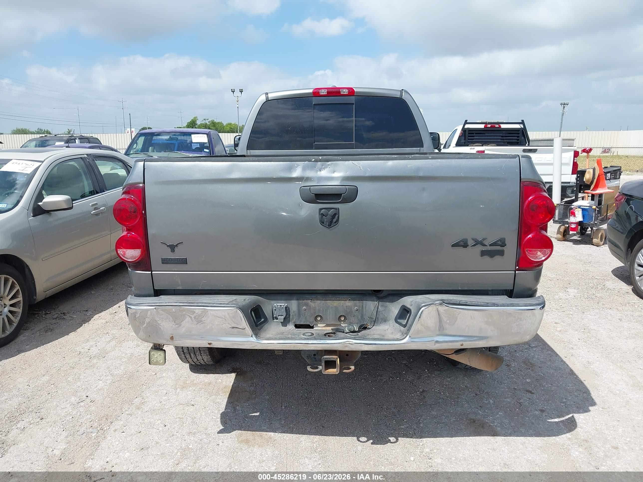 2008 Dodge Ram 2500 Laramie Gray vin: 3D7KS28A78G194907