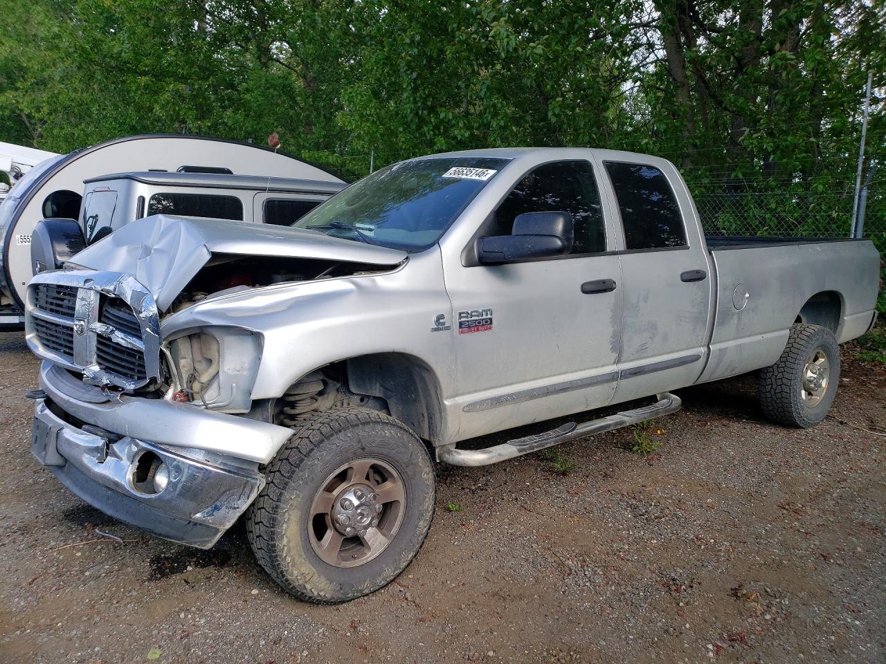2007 Dodge Ram 2500 St Gray vin: 3D7KS28A87G834332